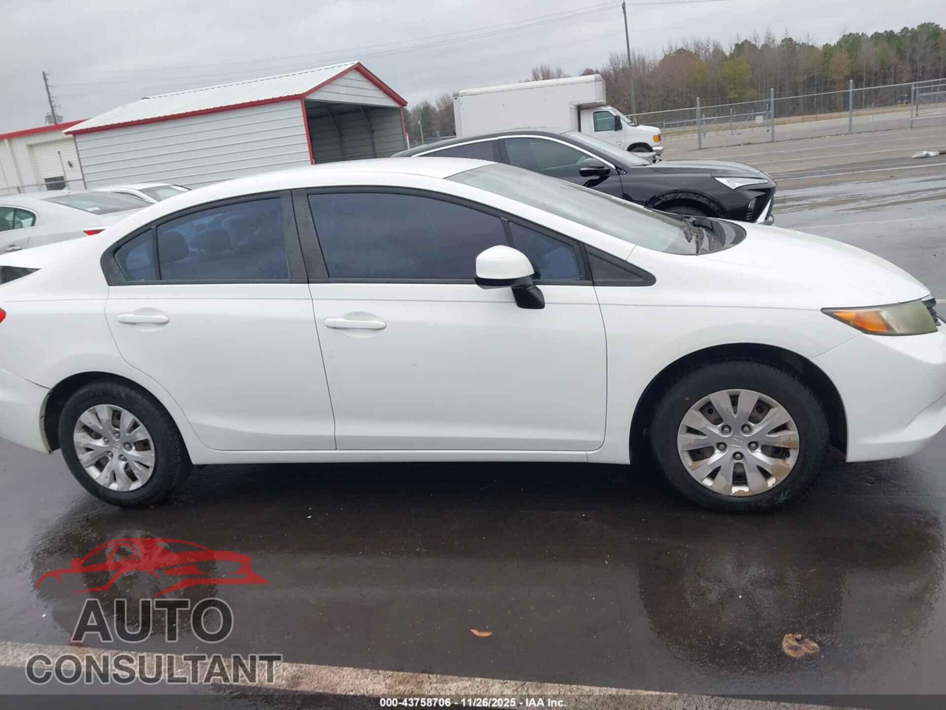 HONDA CIVIC 2012 - 19XFB2F58CE090643