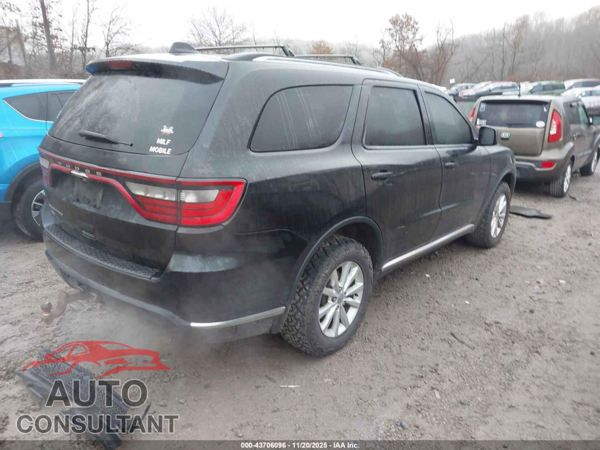 DODGE DURANGO 2015 - 1C4RDJAGXFC946868