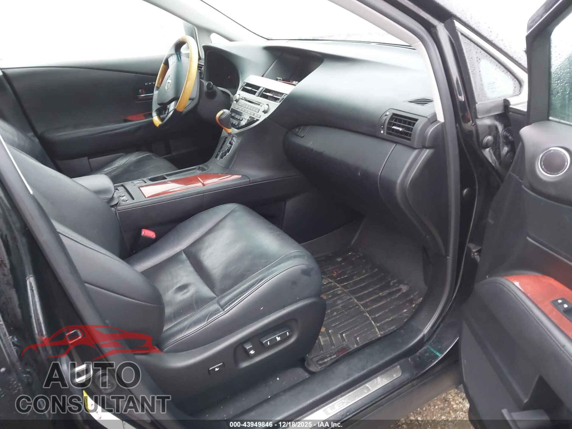 LEXUS RX 2012 - 2T2BK1BA2CC147893