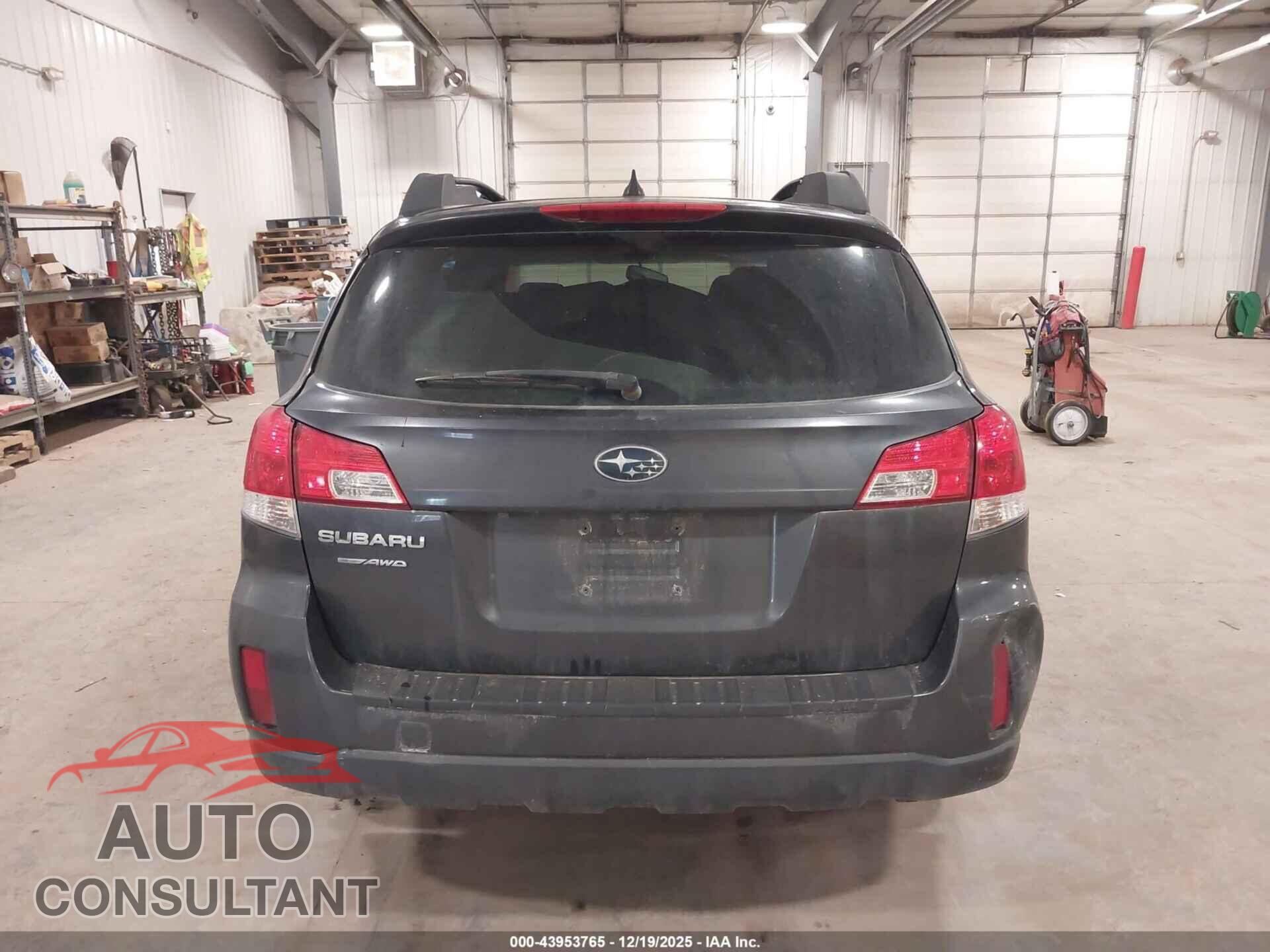 SUBARU OUTBACK 2012 - 4S4BRDLC9C2238171
