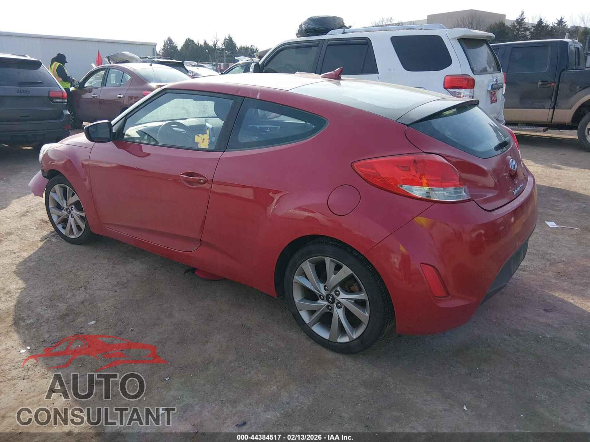 HYUNDAI VELOSTER 2016 - KMHTC6AD9GU297471