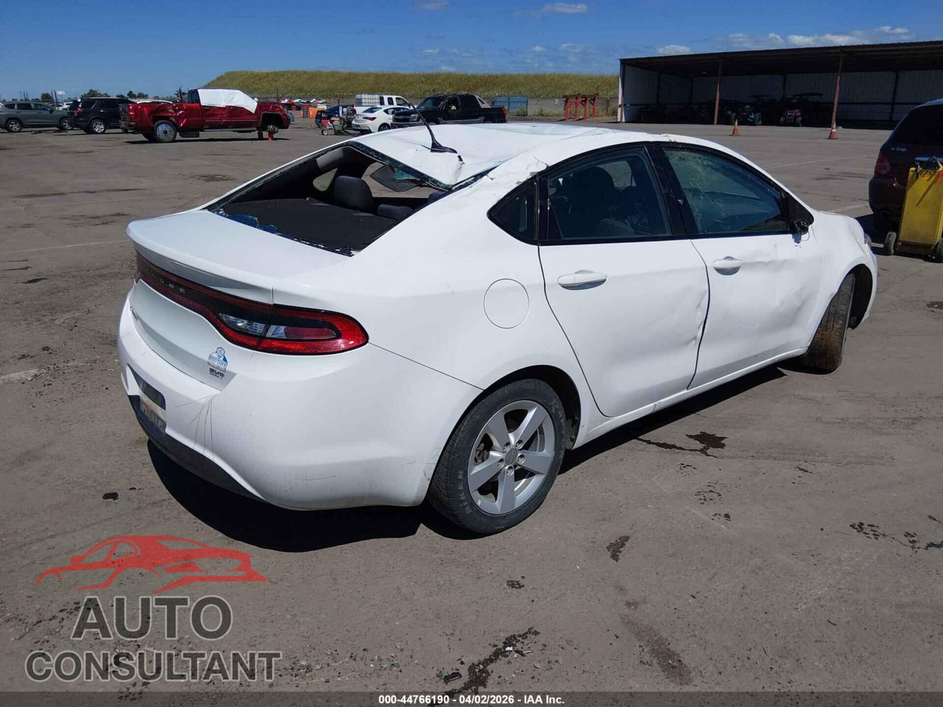 DODGE DART 2016 - 1C3CDFBB6GD515272