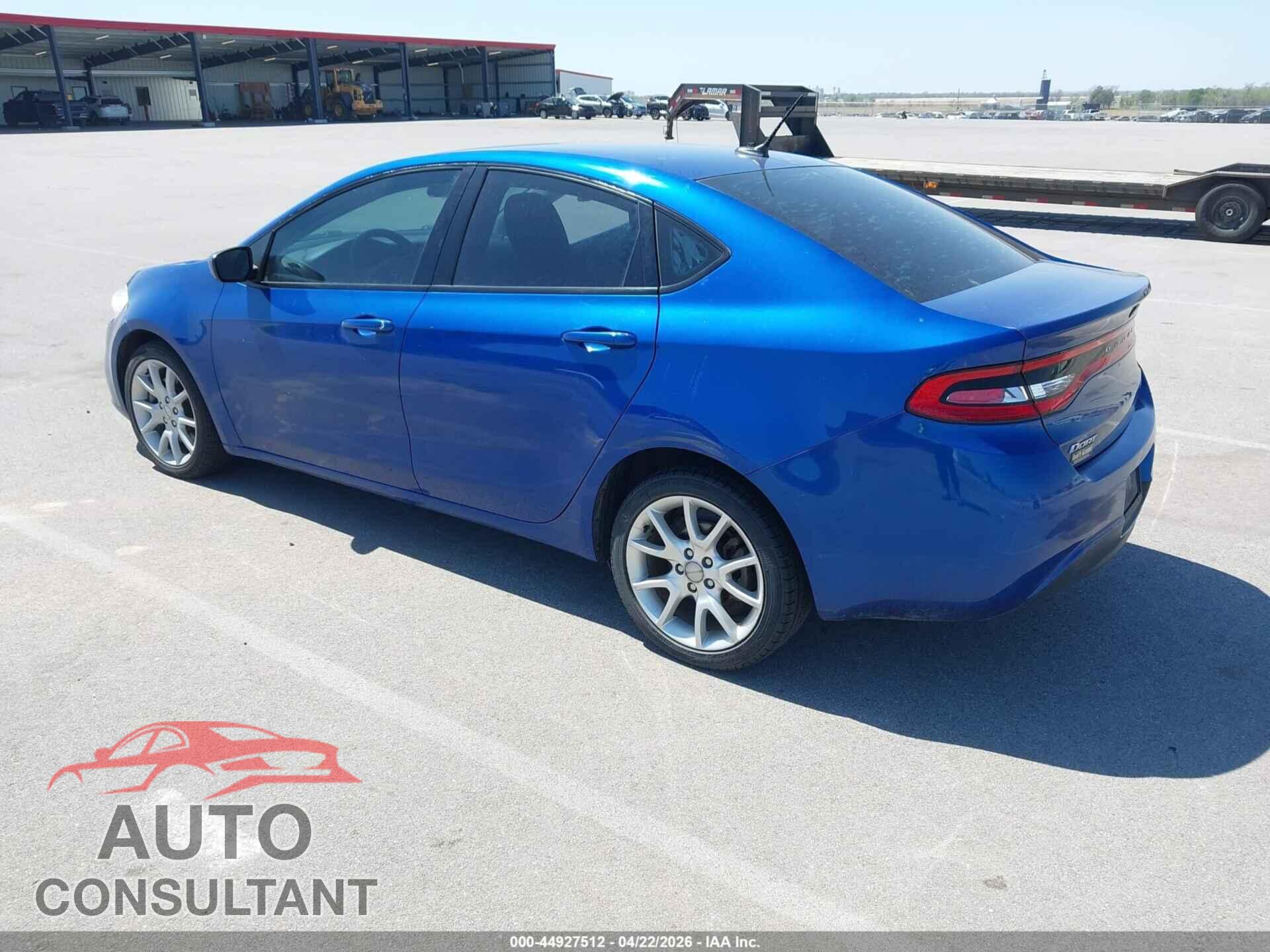 DODGE DART 2013 - 1C3CDFBA6DD302261