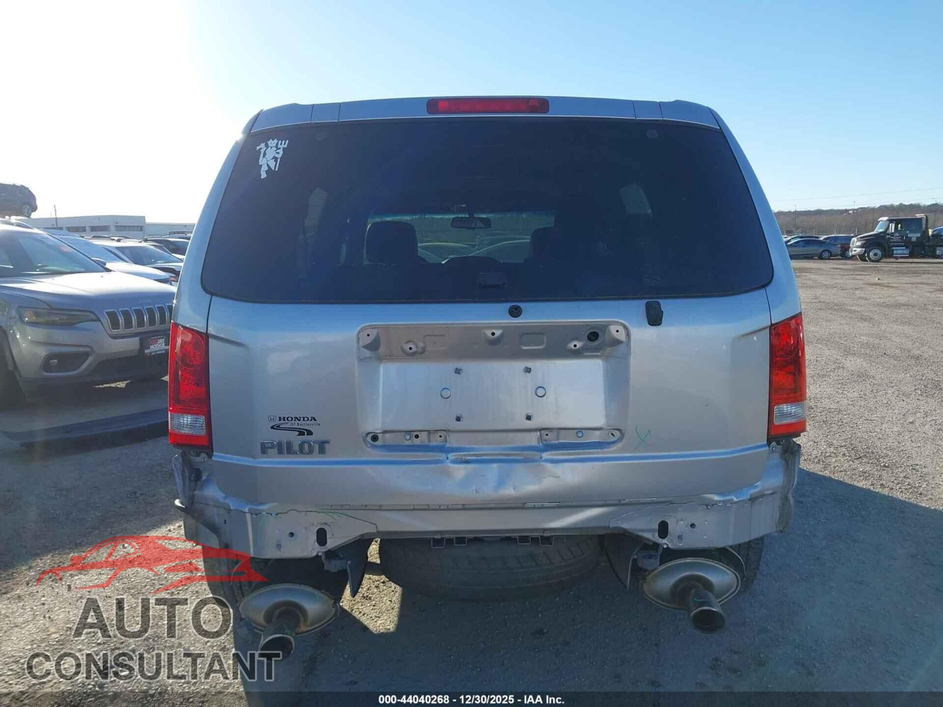 HONDA PILOT 2012 - 5FNYF3H54CB034130