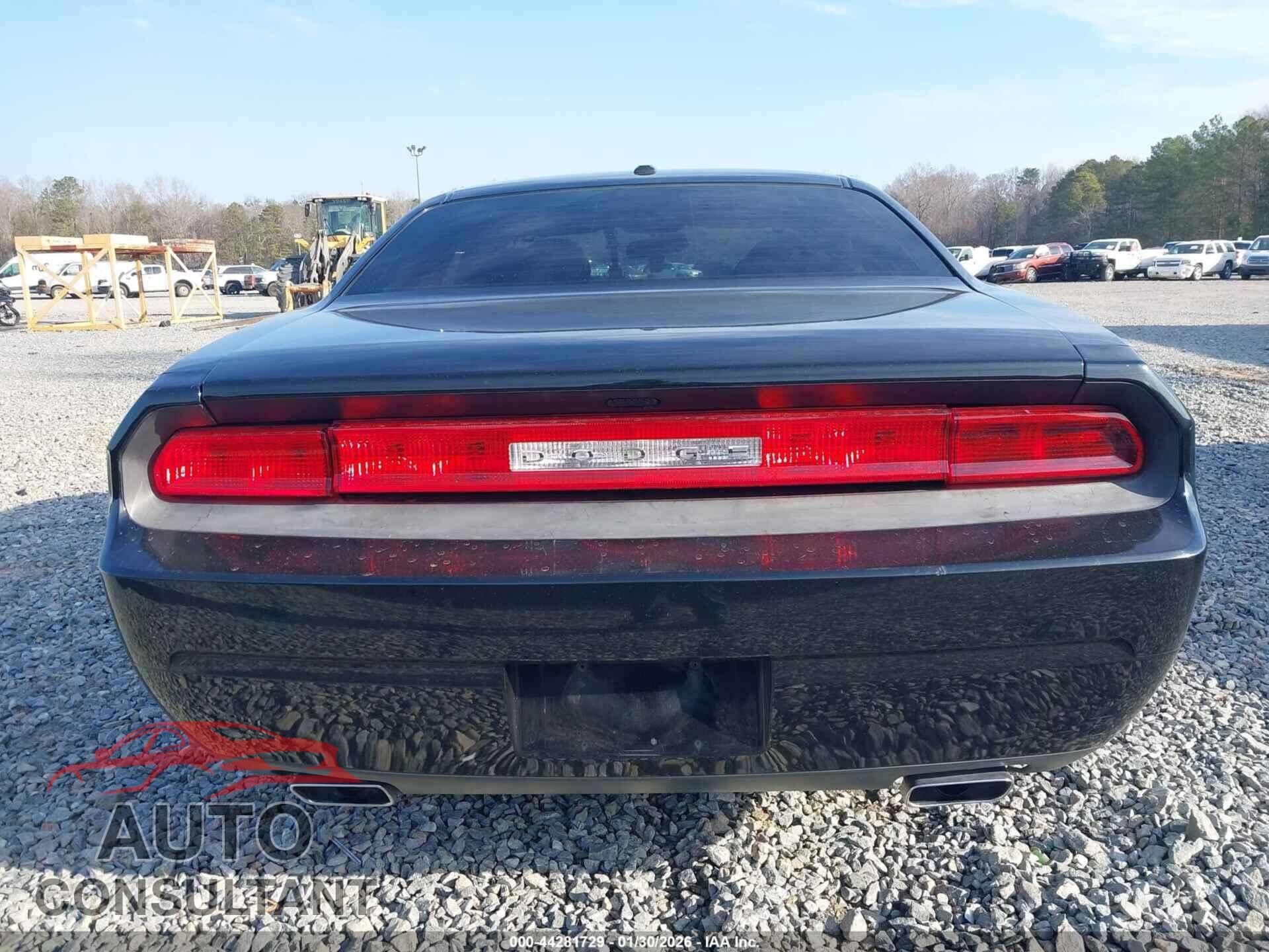 DODGE CHALLENGER 2013 - 2C3CDYAG2DH724175