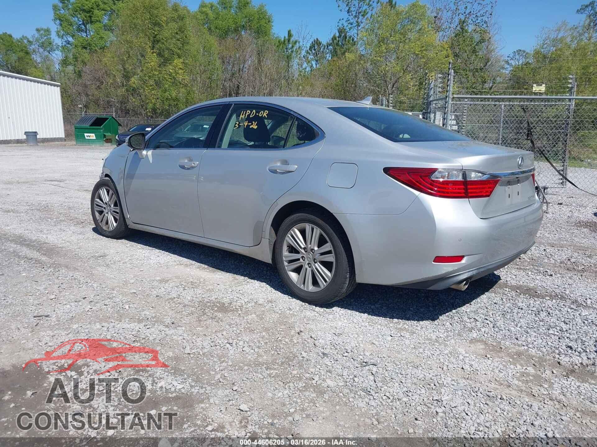 LEXUS ES 2014 - JTHDK1GG0E2132813