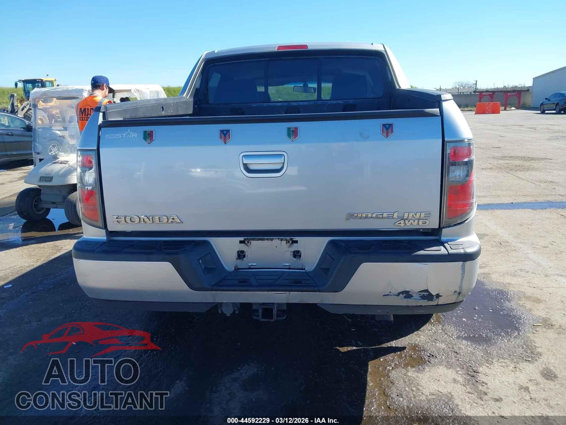 HONDA RIDGELINE 2012 - 5FPYK1F58CB454130