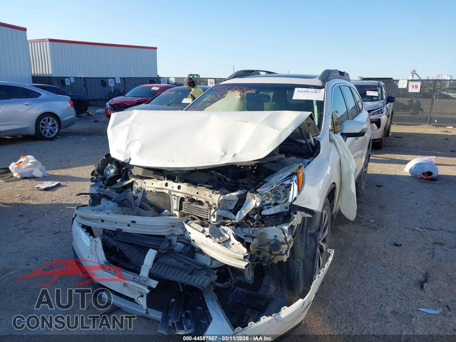 SUBARU OUTBACK 2015 - 4S4BSBLC6F3206527