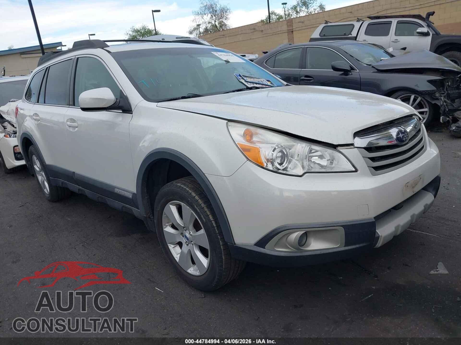SUBARU OUTBACK 2012 - 4S4BRBKC9C3292473