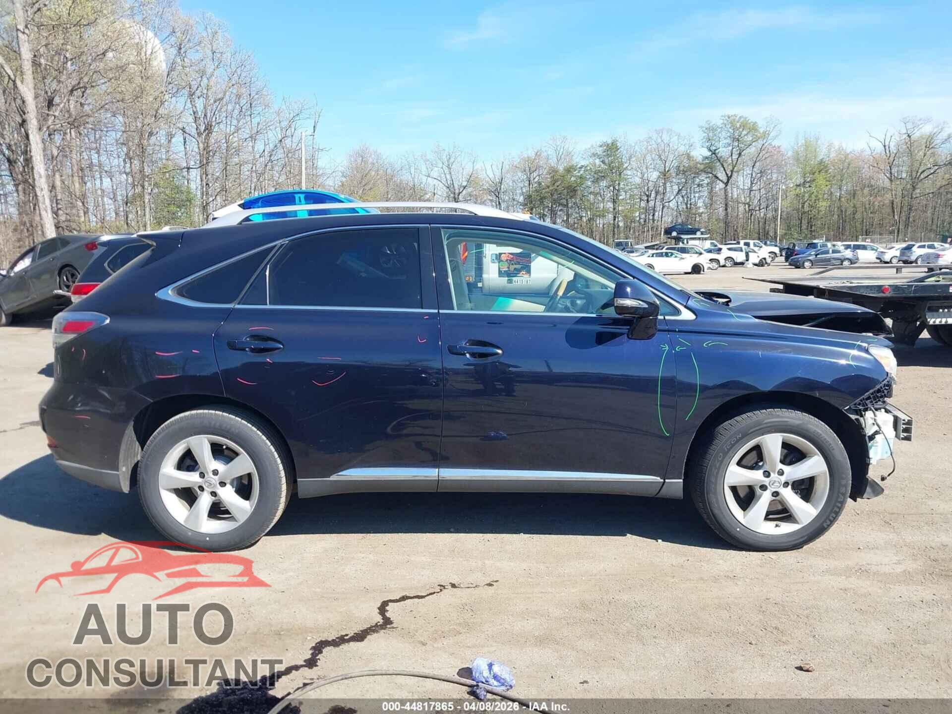 LEXUS RX 350 2010 - 2T2BK1BA2AC063537