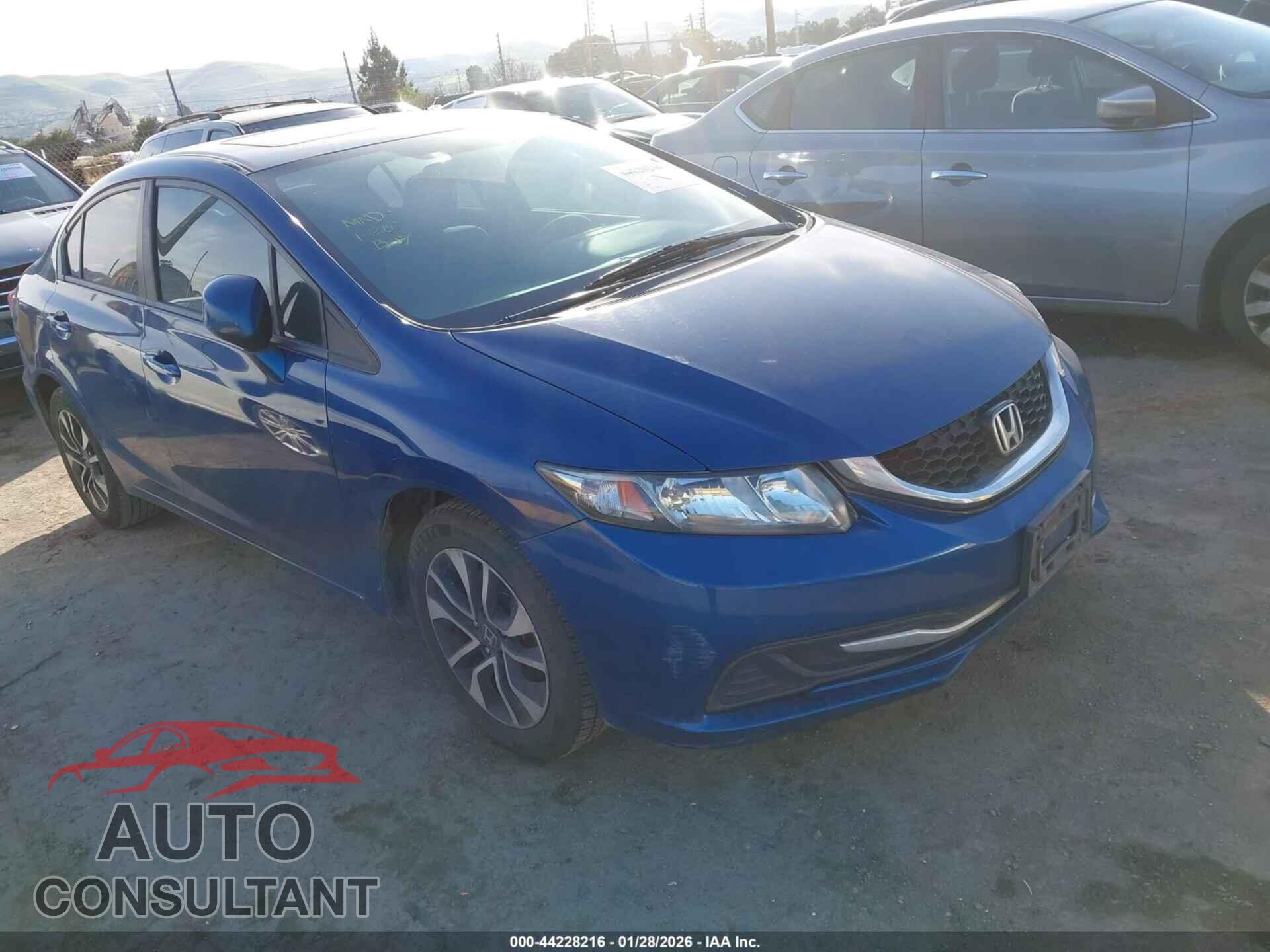 HONDA CIVIC 2013 - 19XFB2F89DE246877