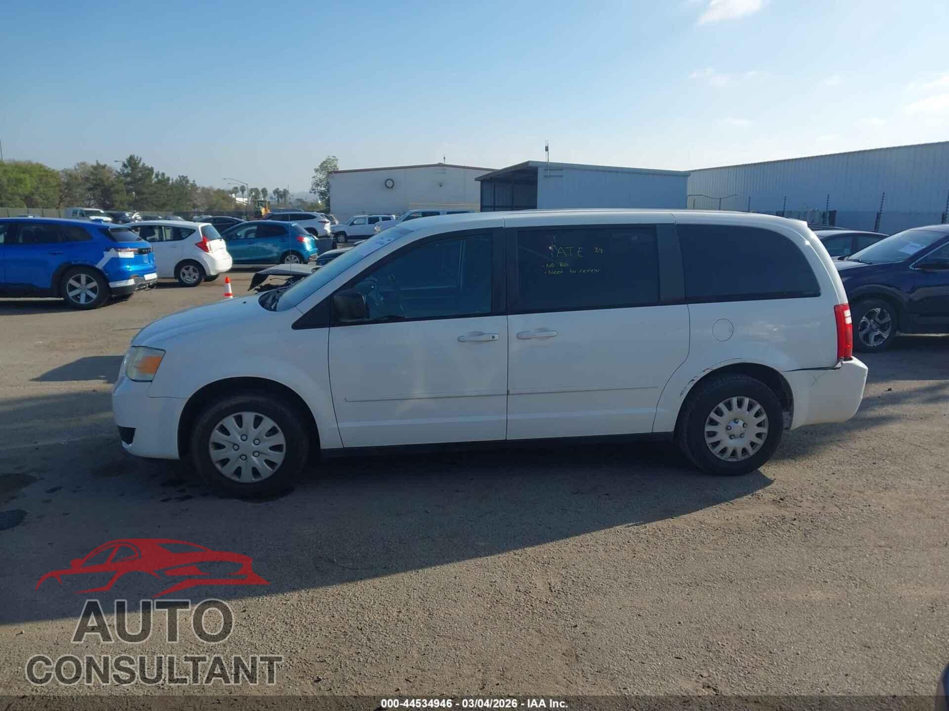 DODGE GRAND CARAVAN 2010 - 2D4RN4DE3AR207630