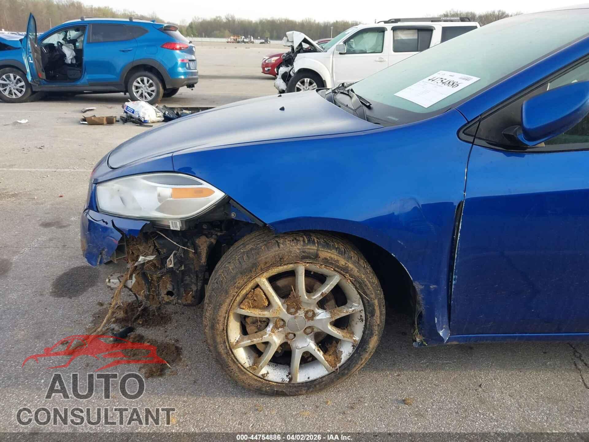 DODGE DART 2013 - 1C3CDFBA7DD240319