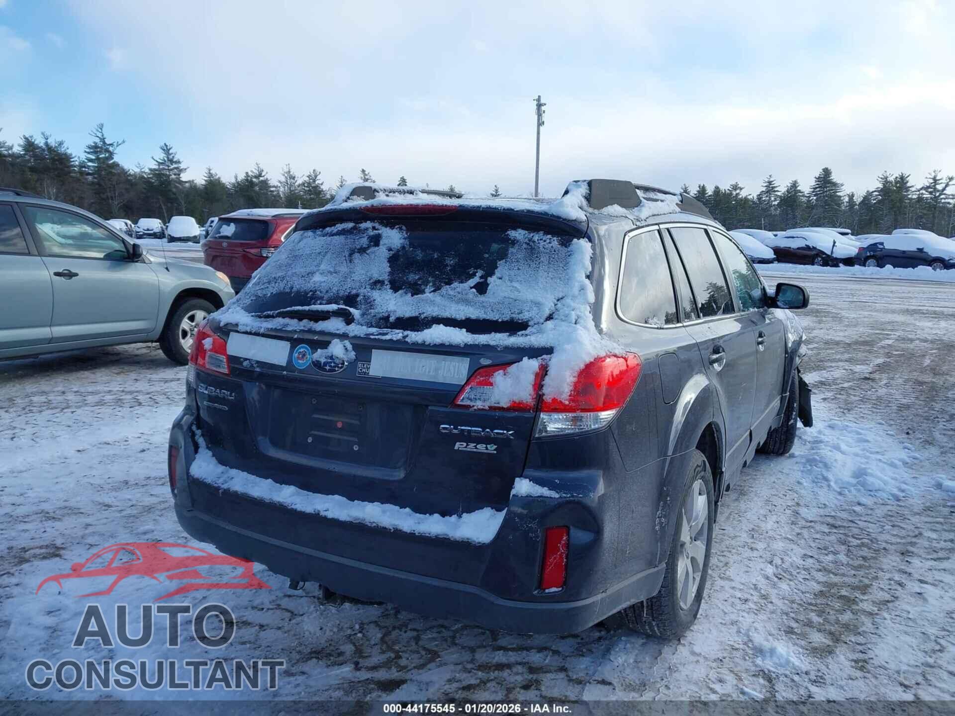 SUBARU OUTBACK 2011 - 4S4BRBCC1B3384836