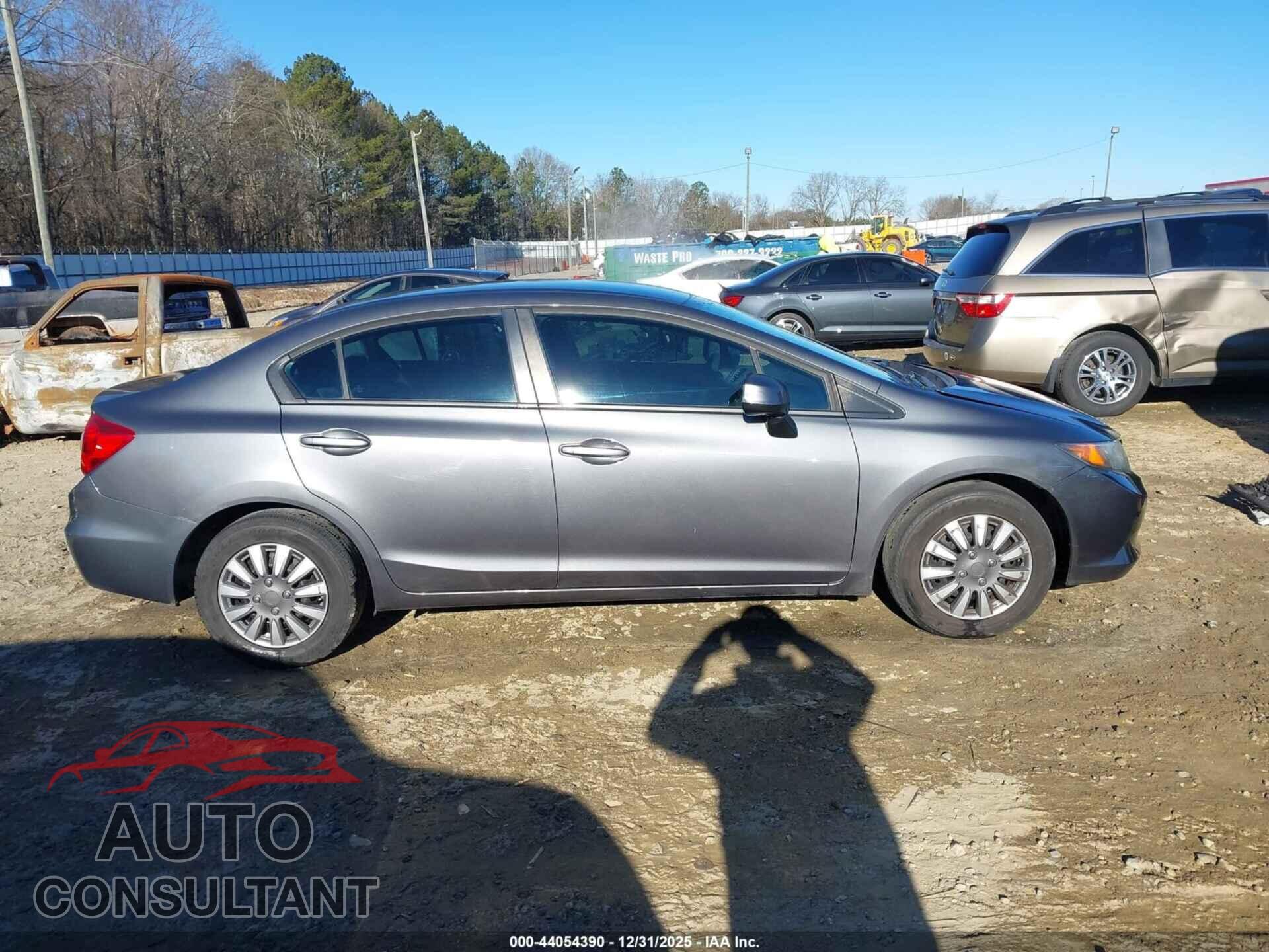 HONDA CIVIC 2012 - 19XFB2F57CE098376