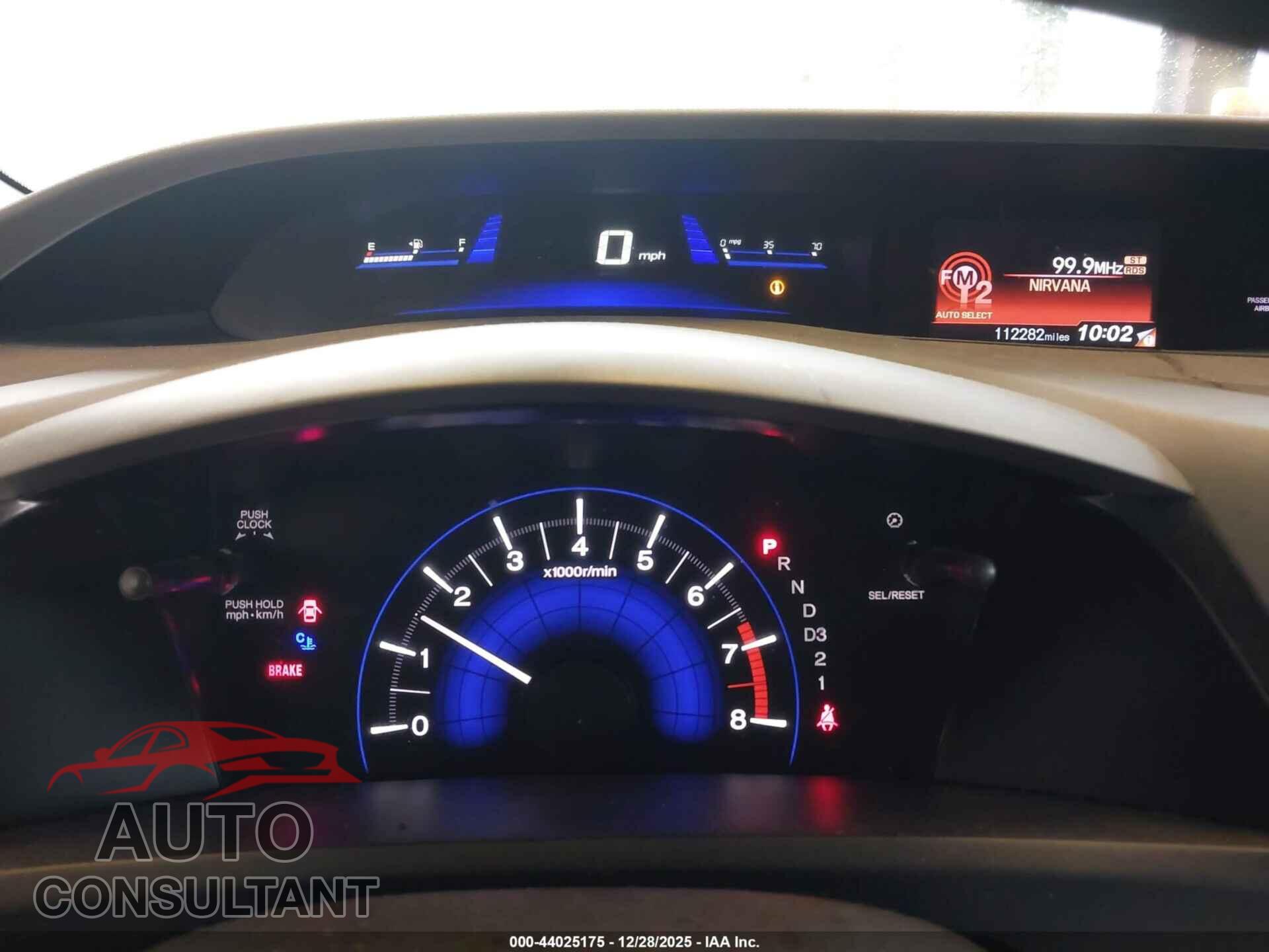HONDA CIVIC 2012 - 19XFB2F55CE352828