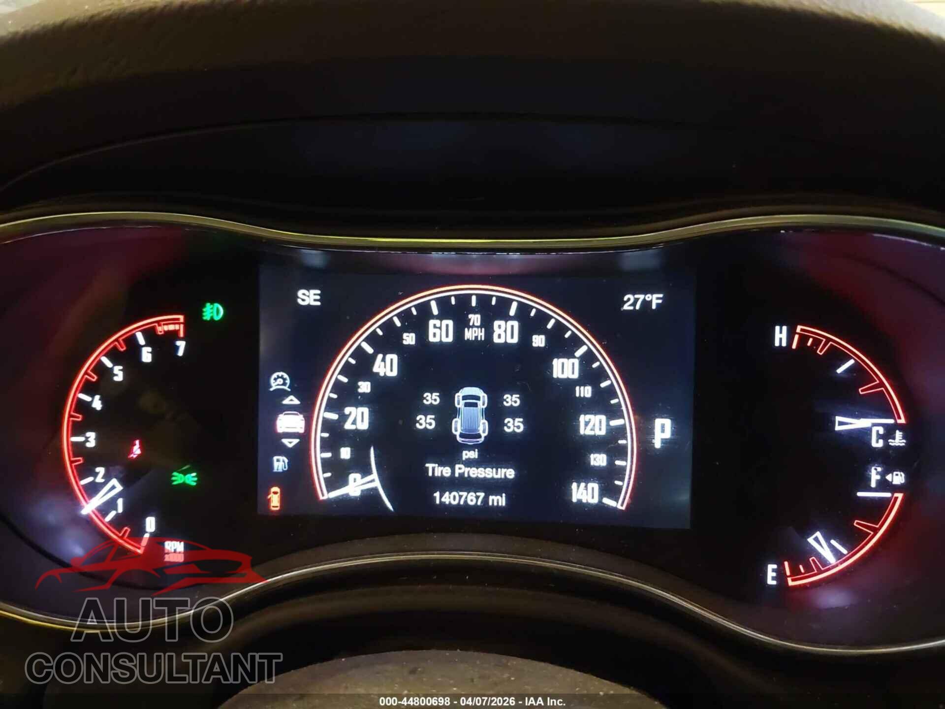 DODGE DURANGO 2017 - 1C4RDJAG1HC917990