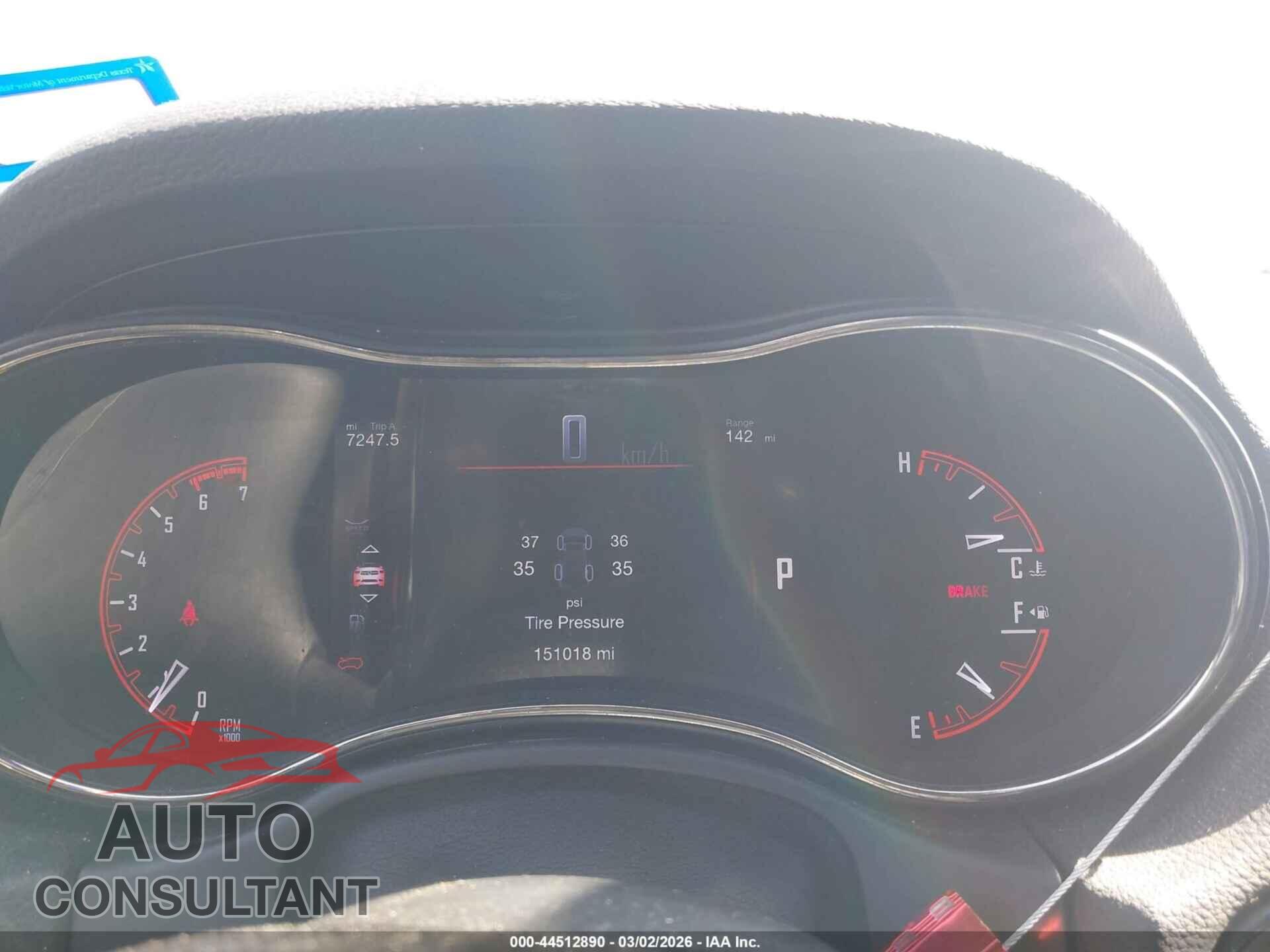 DODGE DURANGO 2020 - 1C4SDHCTXLC154803