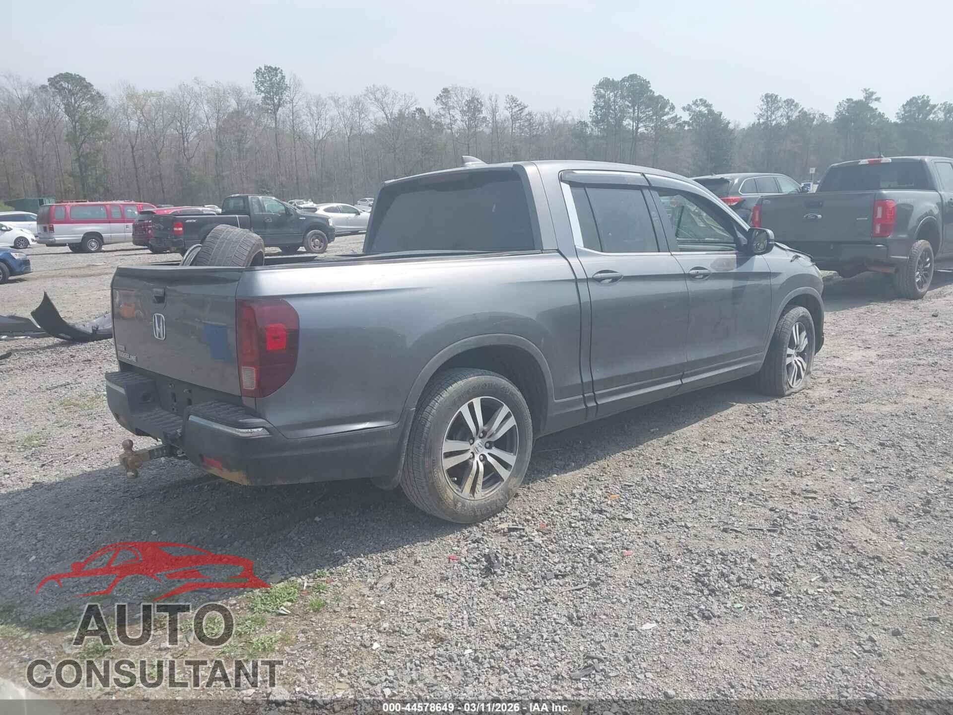 HONDA RIDGELINE 2017 - 5FPYK2F44HB004995