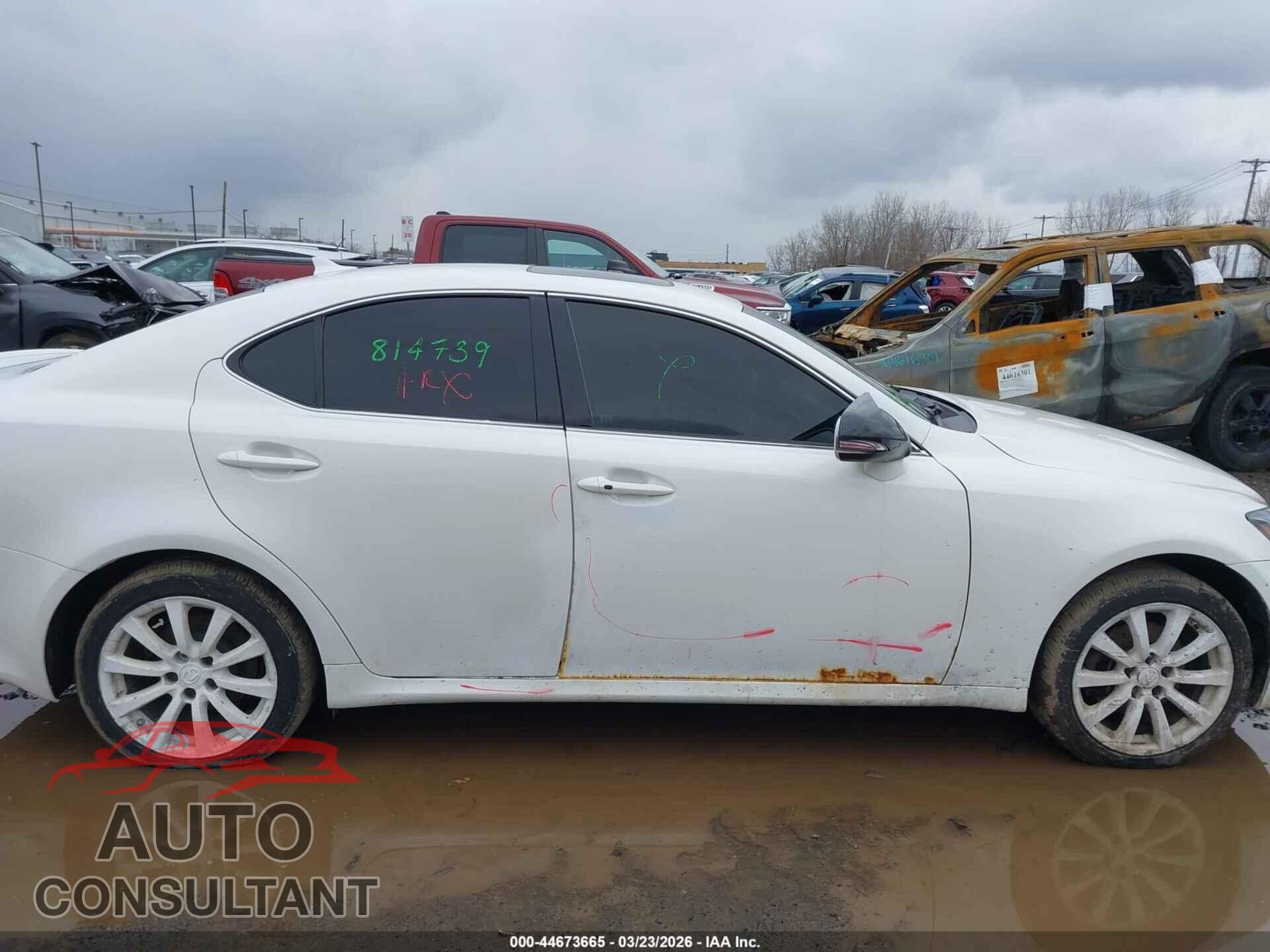 LEXUS IS 250 2010 - JTHCF5C25A2034316