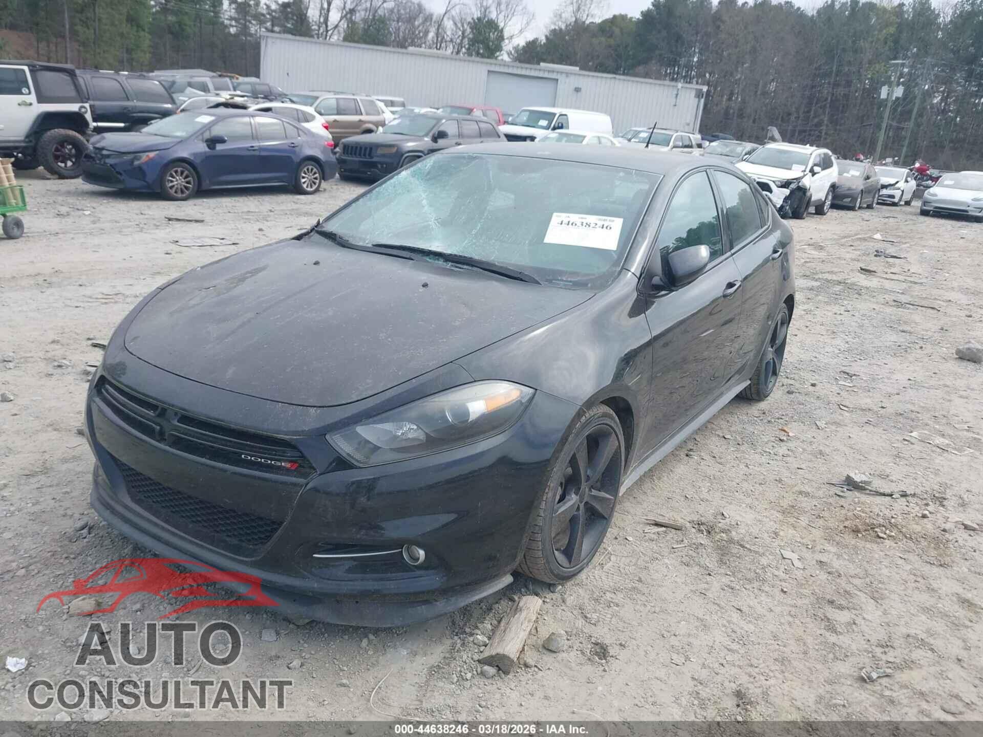 DODGE DART 2014 - 1C3CDFBB4ED866226