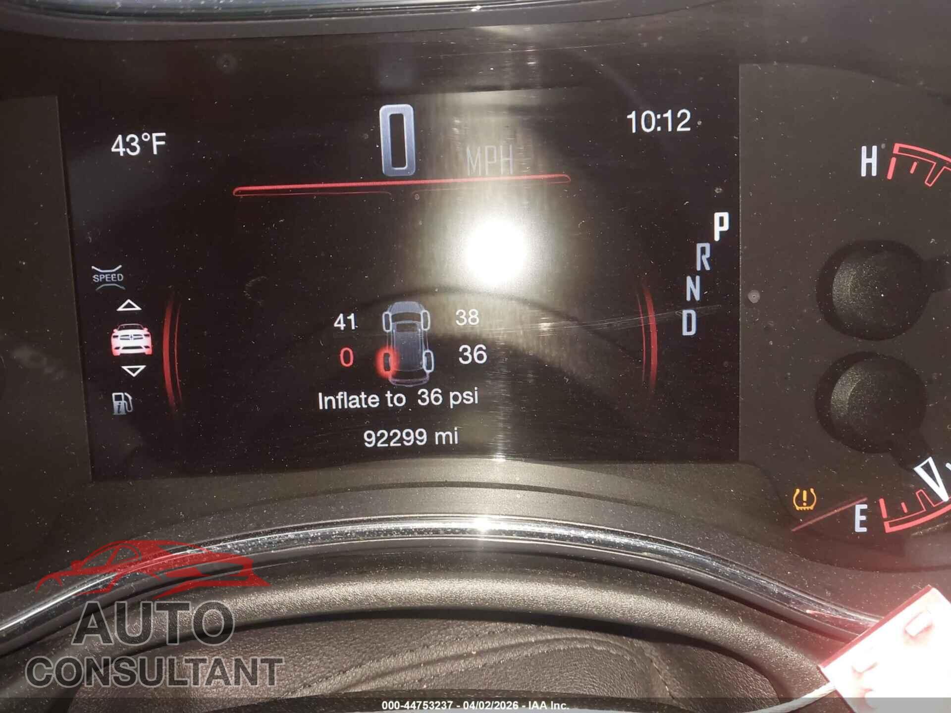 DODGE DURANGO 2018 - 1C4RDJAG2JC496433