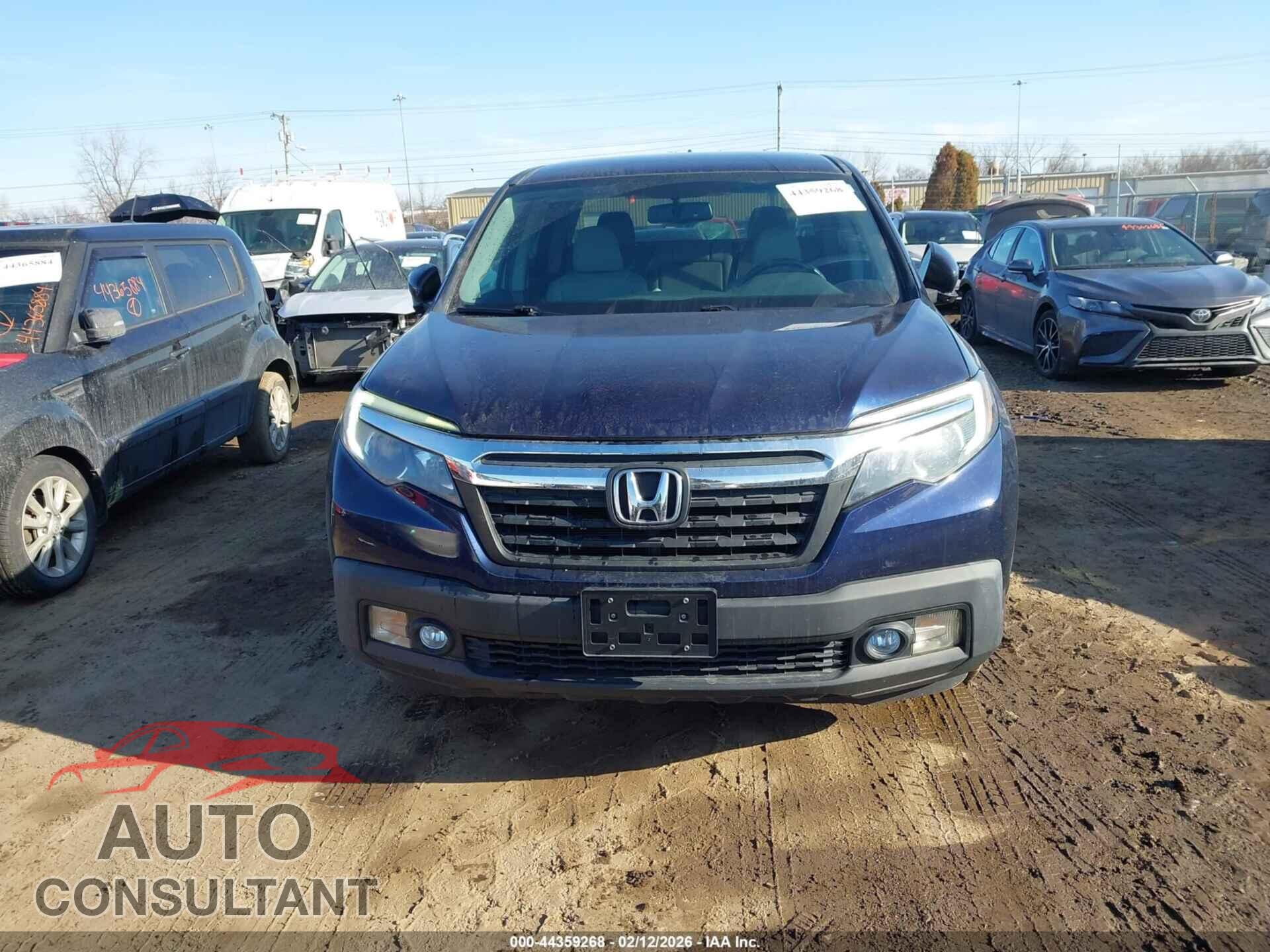 HONDA RIDGELINE 2017 - 5FPYK3F68HB019958