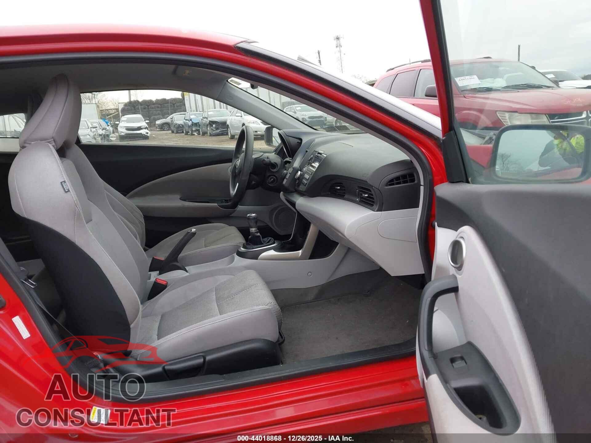 HONDA CR-Z 2011 - JHMZF1C47BS007771