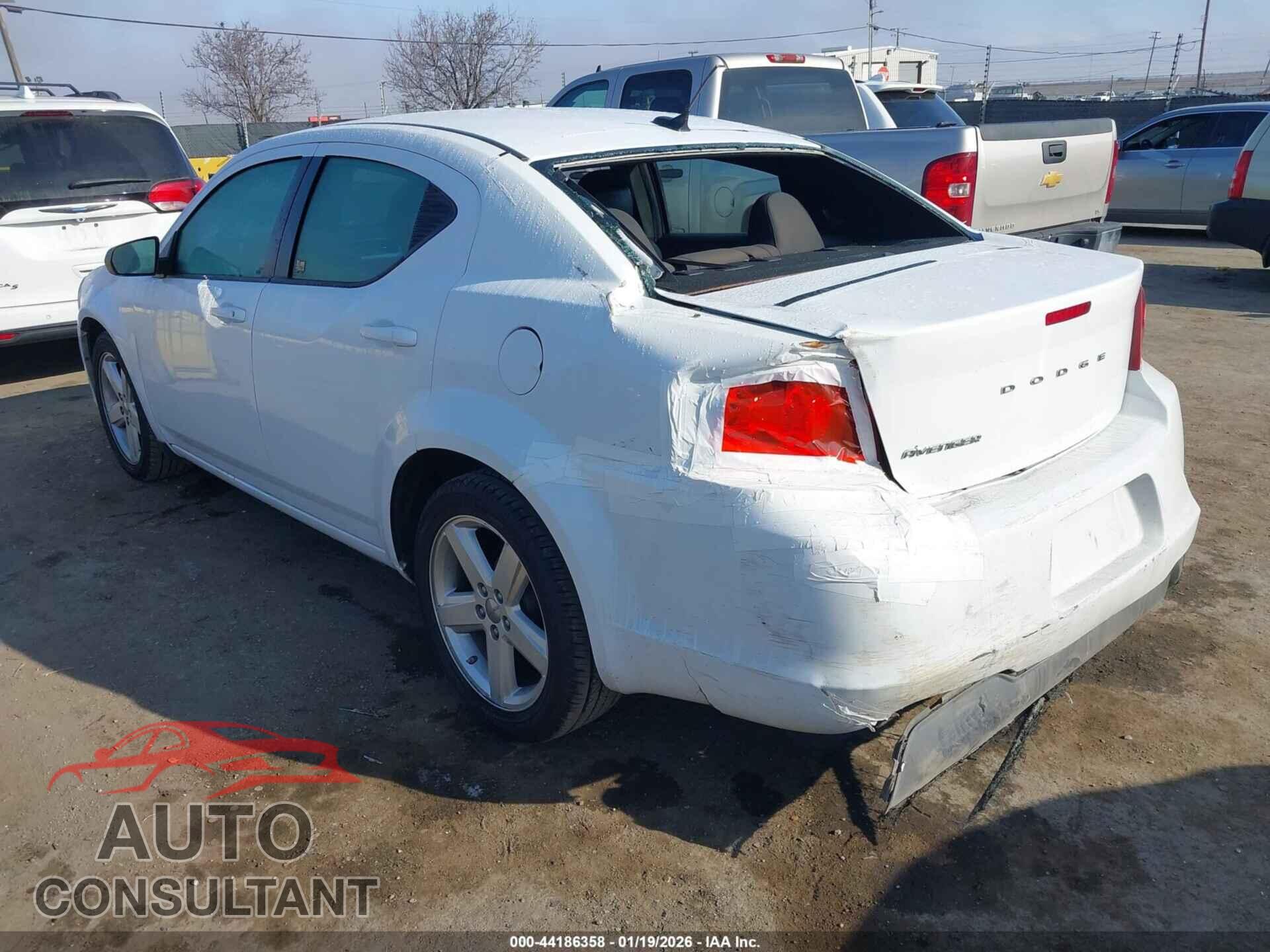 DODGE AVENGER 2013 - 1C3CDZAB5DN645276