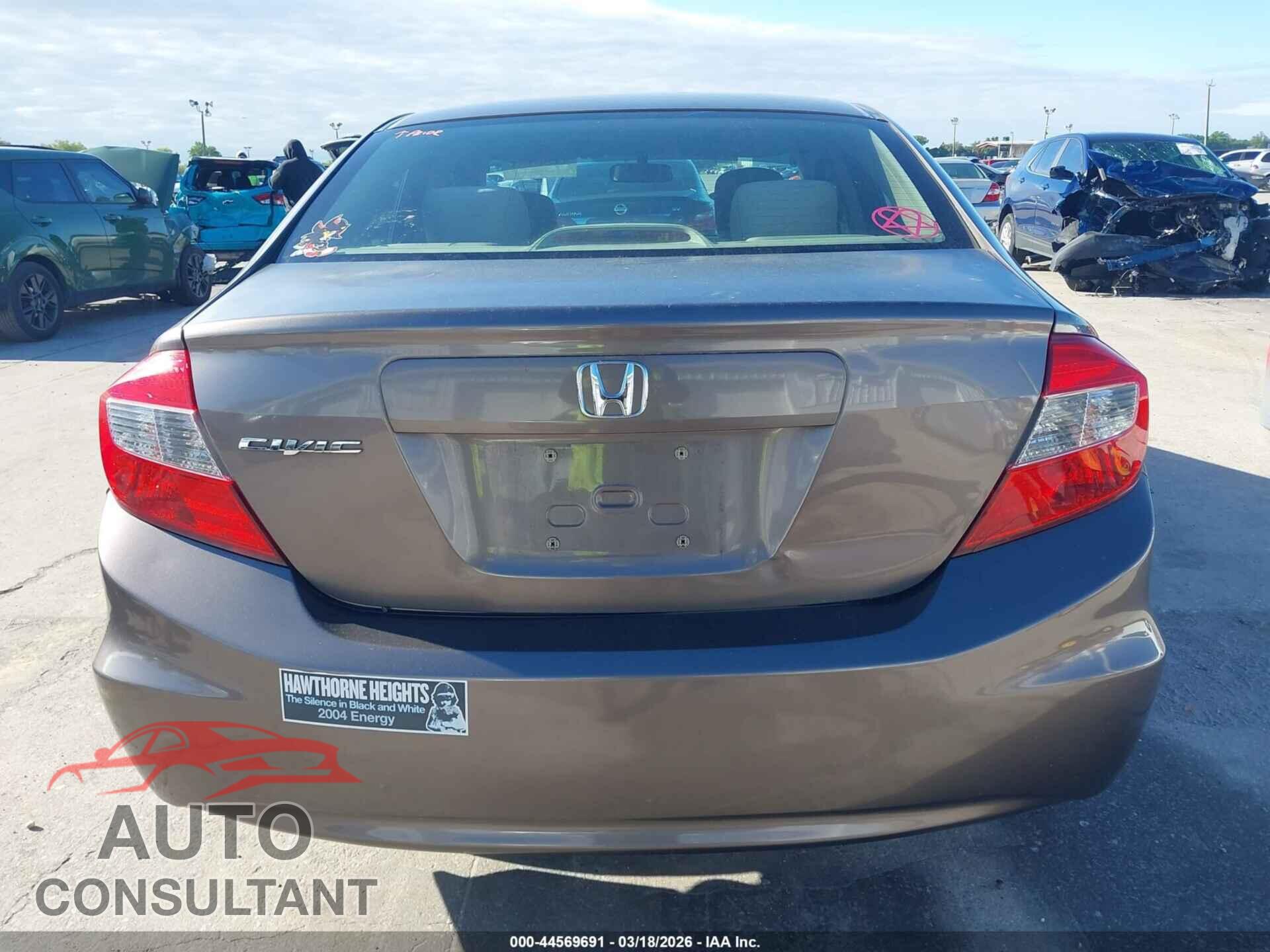 HONDA CIVIC 2012 - JHMFB2F58CS003190