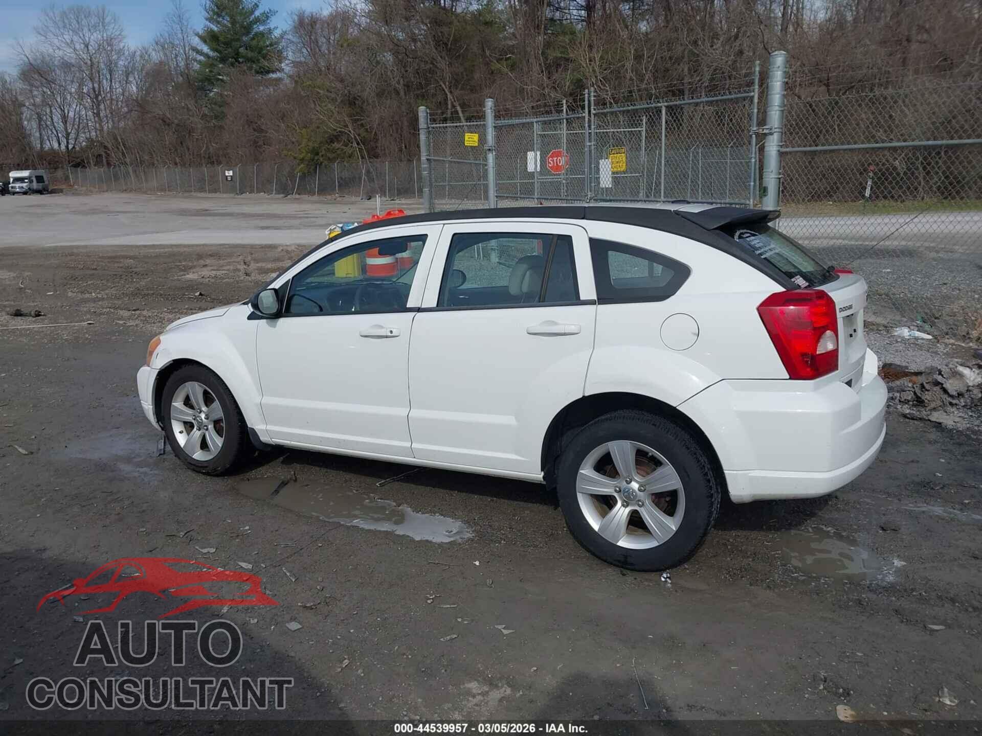 DODGE CALIBER 2012 - 1C3CDWDA5CD529274