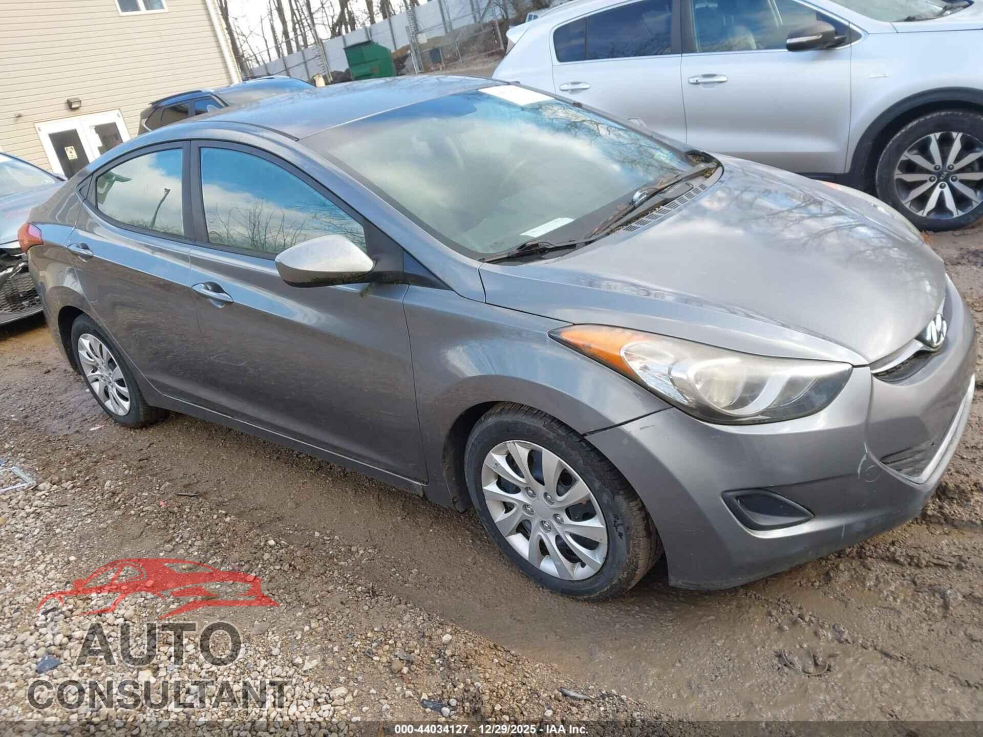 HYUNDAI ELANTRA 2012 - 5NPDH4AE9CH141927