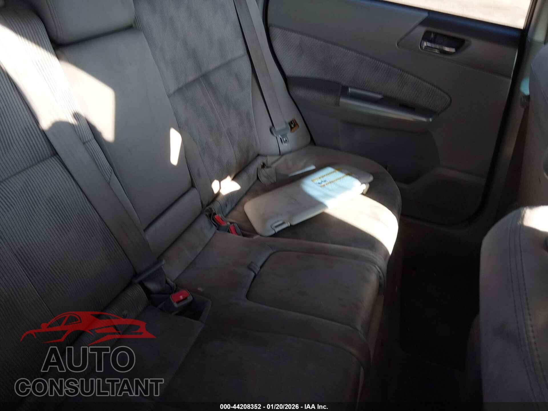 SUBARU FORESTER 2010 - JF2SH6CC6AH901503