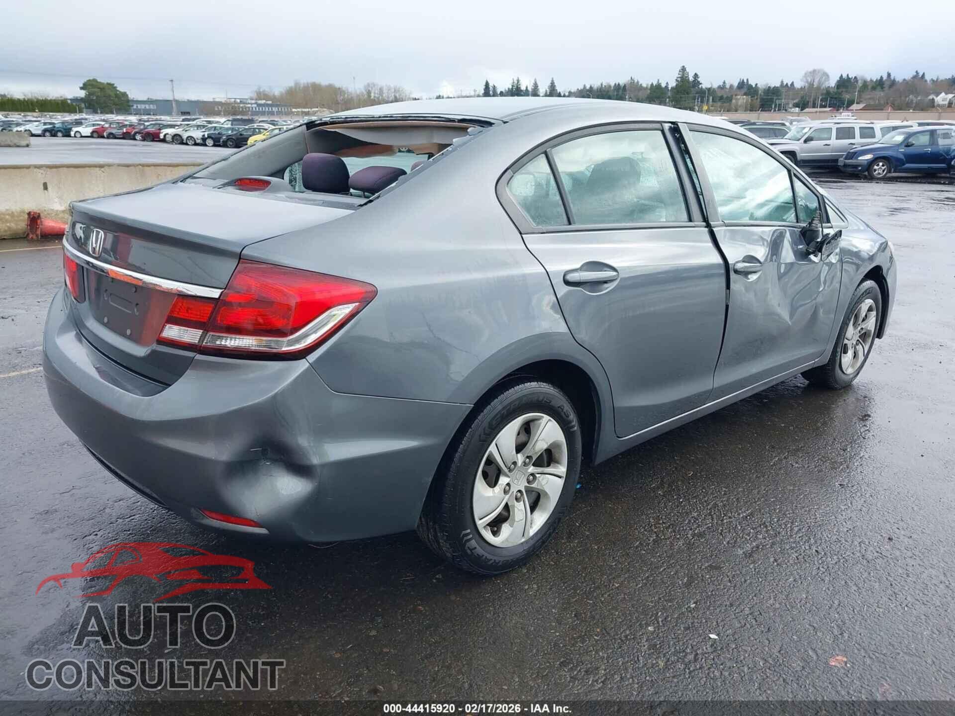 HONDA CIVIC 2013 - 19XFB2F54DE219186