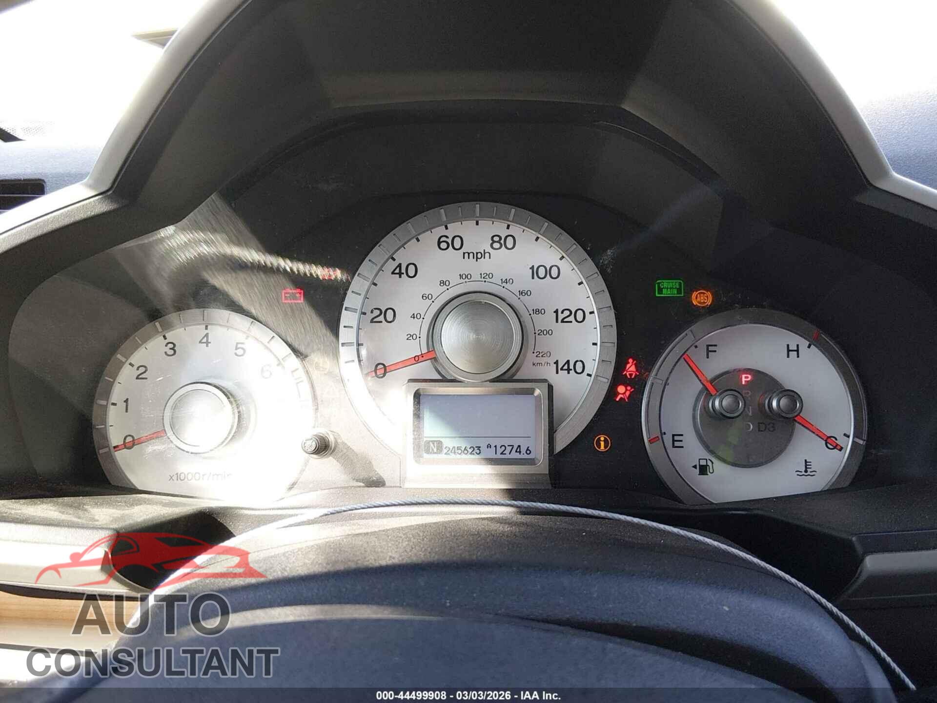 HONDA PILOT 2011 - 5FNYF3H72BB002826
