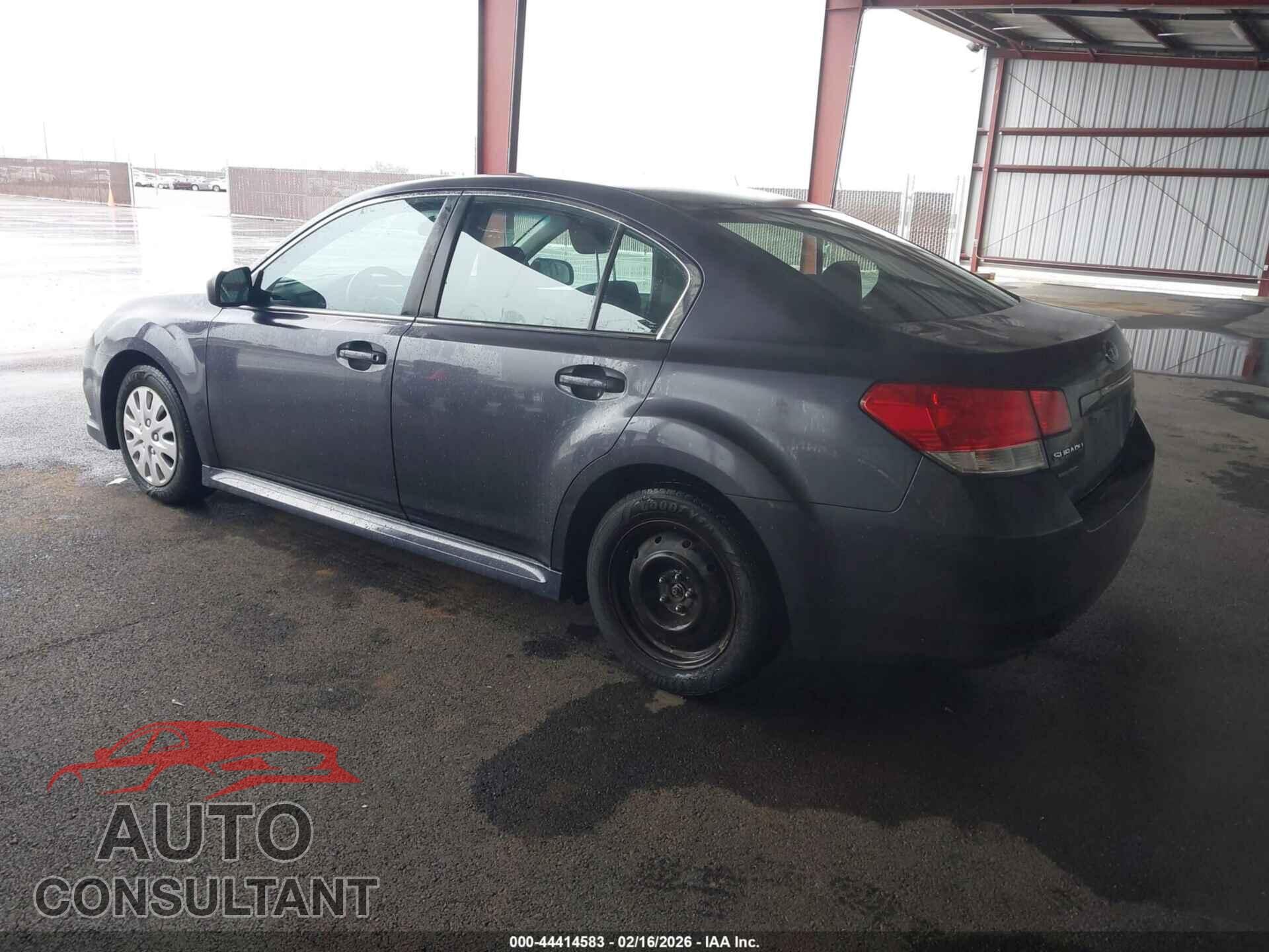 SUBARU LEGACY 2011 - 4S3BMBA62B3245704