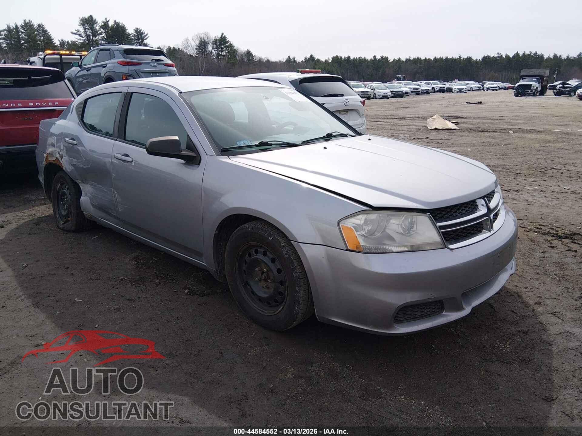 DODGE AVENGER 2013 - 1C3CDZAB0DN594298