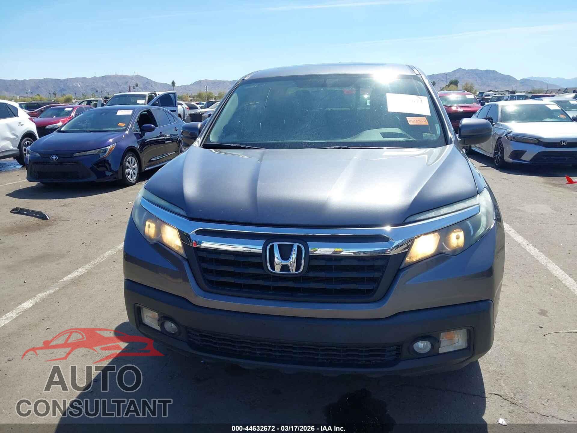 HONDA RIDGELINE 2019 - 5FPYK2F64KB001622