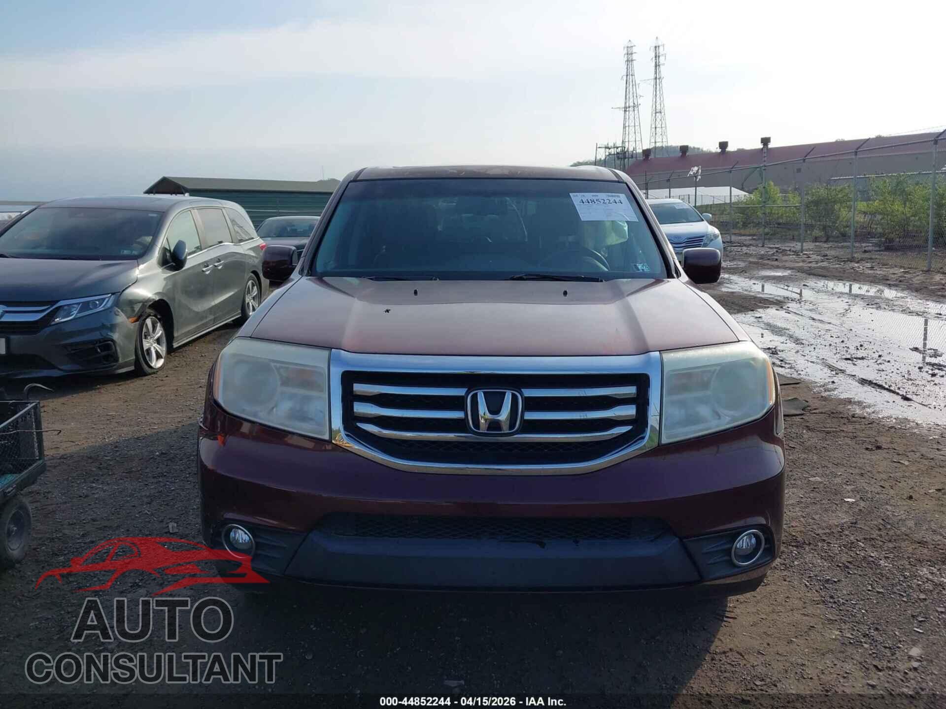 HONDA PILOT 2012 - 5FNYF4H58CB044312