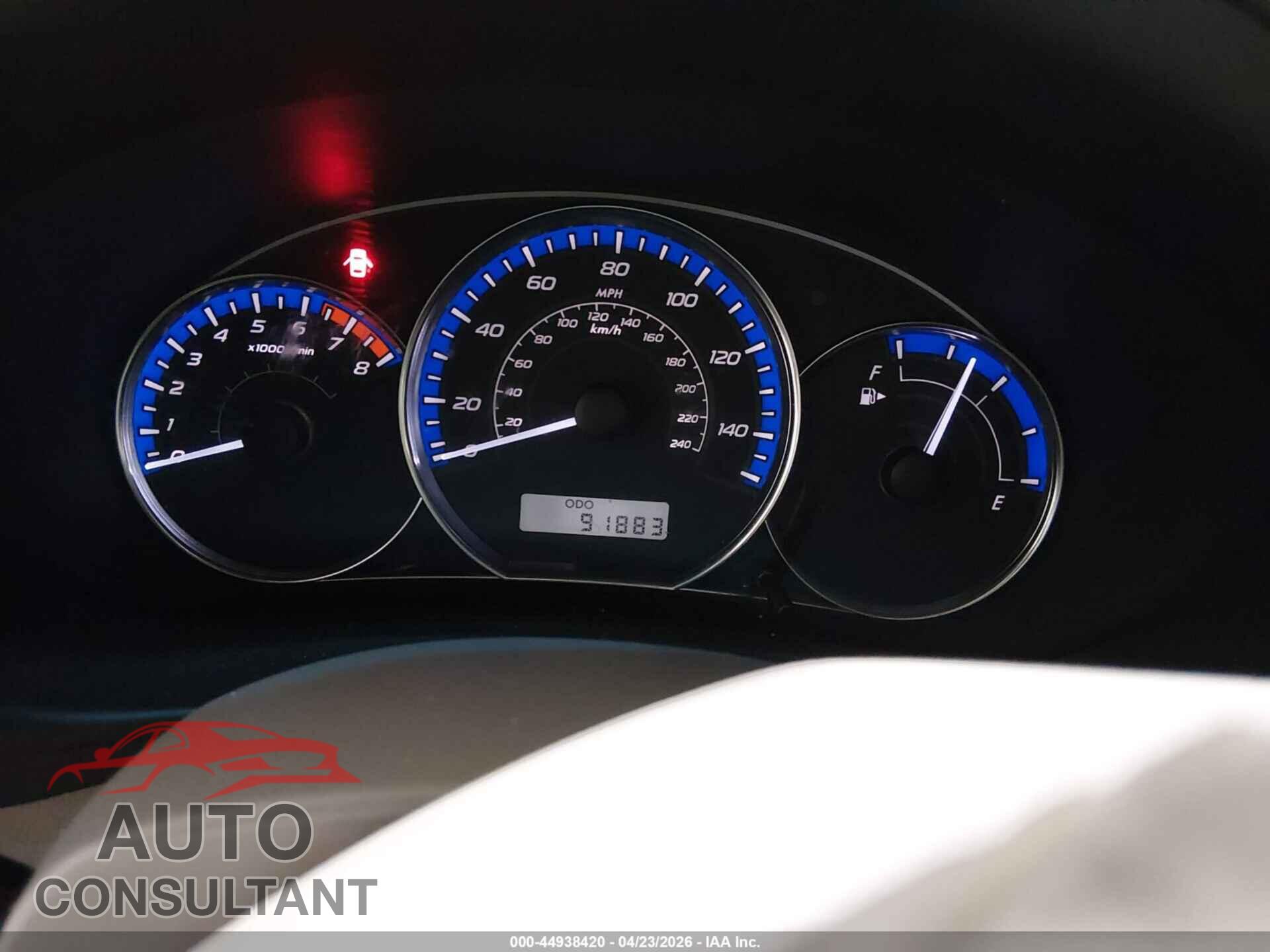 SUBARU FORESTER 2011 - JF2SHABC7BH742738