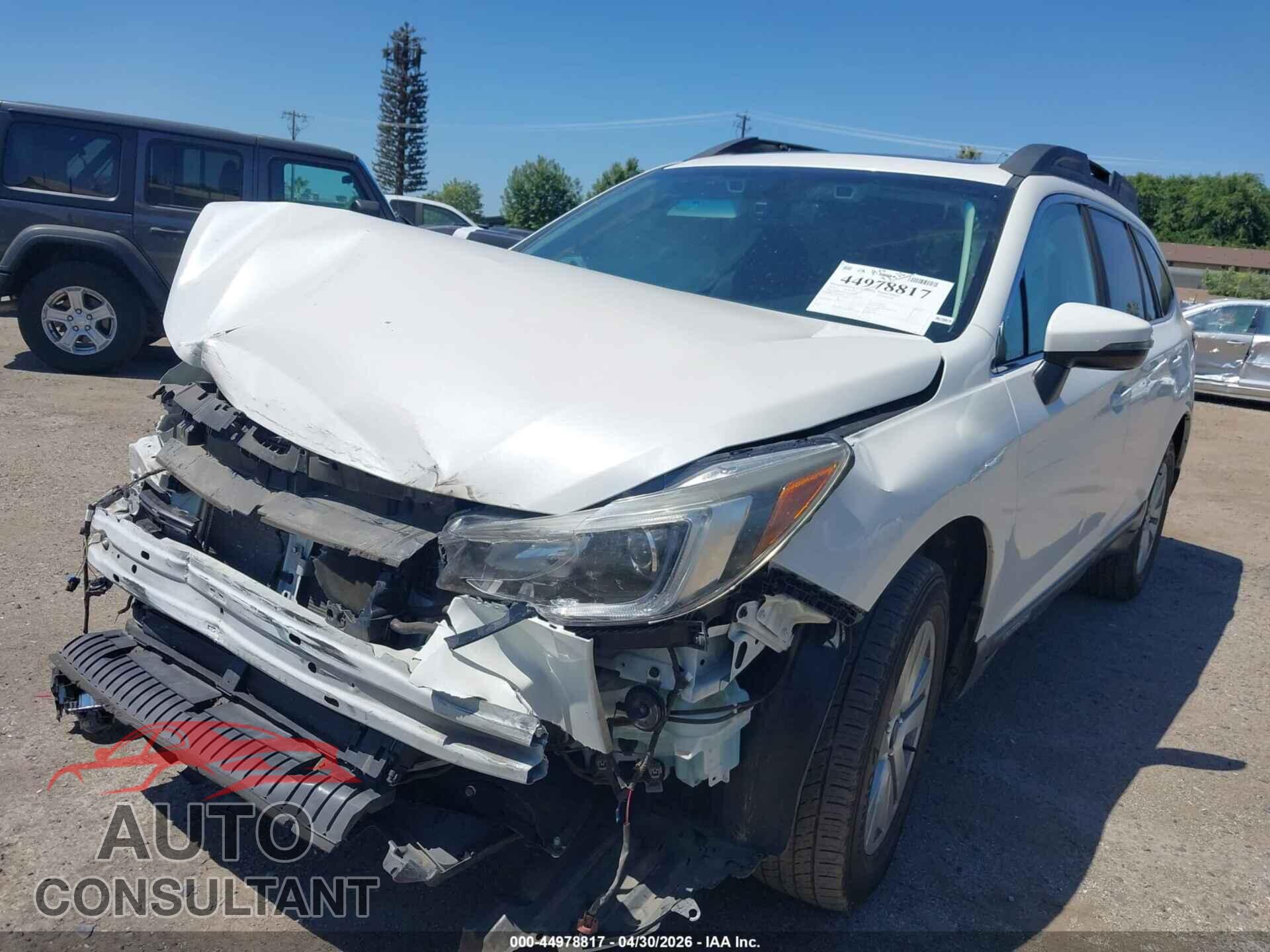 SUBARU OUTBACK 2019 - 4S4BSAHC0K3323310
