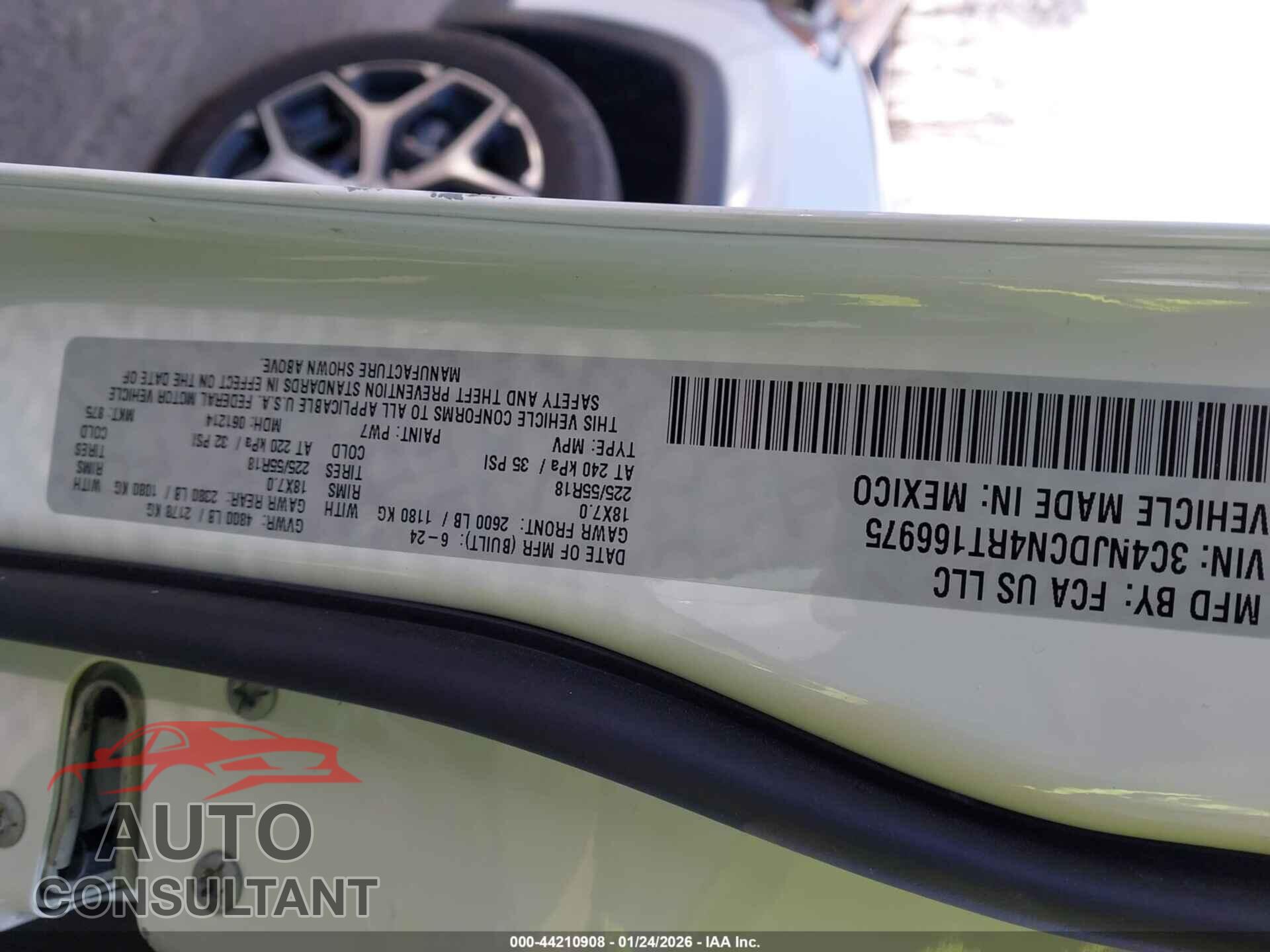 JEEP COMPASS 2024 - 3C4NJDCN4RT166975