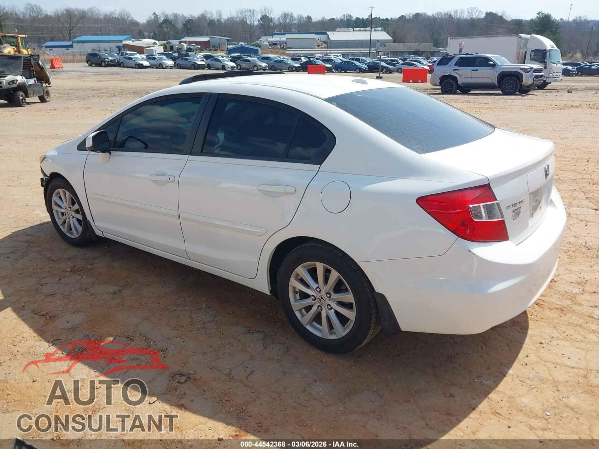 HONDA CIVIC 2012 - 2HGFB2F92CH548590