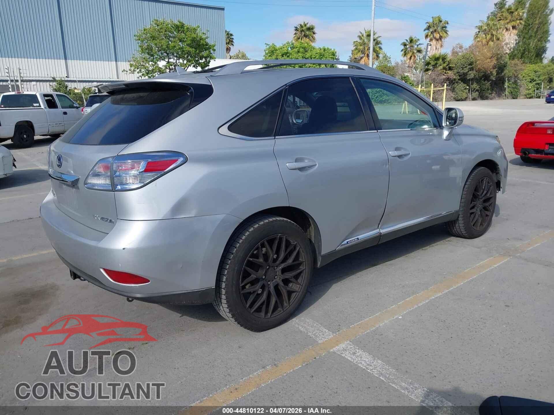 LEXUS RX 450H 2010 - JTJBC1BA2A2007398