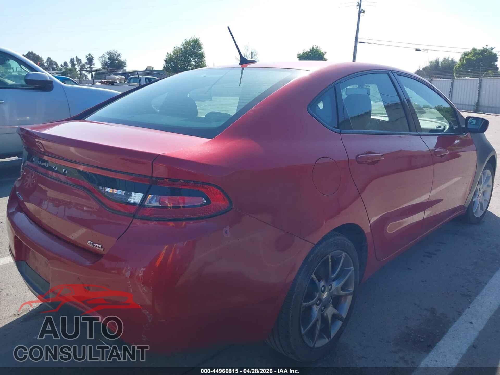 DODGE DART 2014 - 1C3CDFBB2ED871330