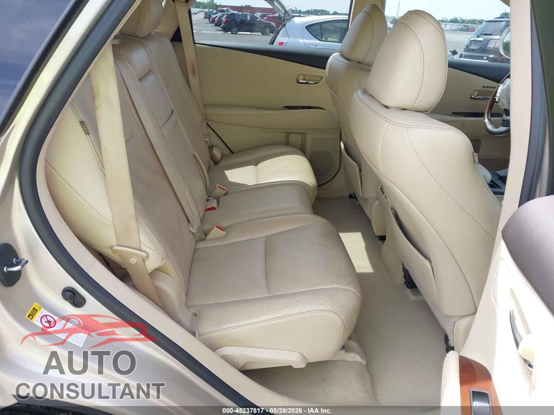 LEXUS RX 350 2015 - 2T2ZK1BA4FC197228