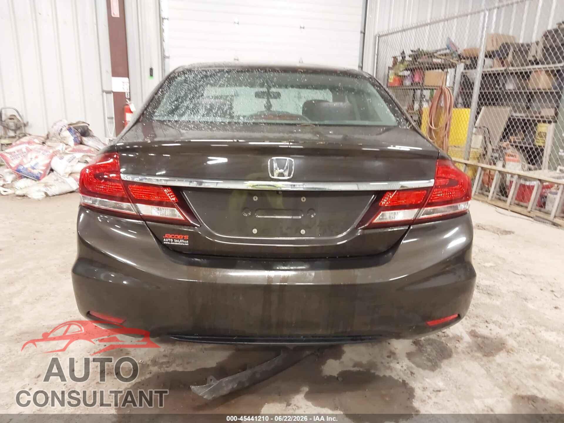 HONDA CIVIC 2013 - 2HGFB2F50DH577861