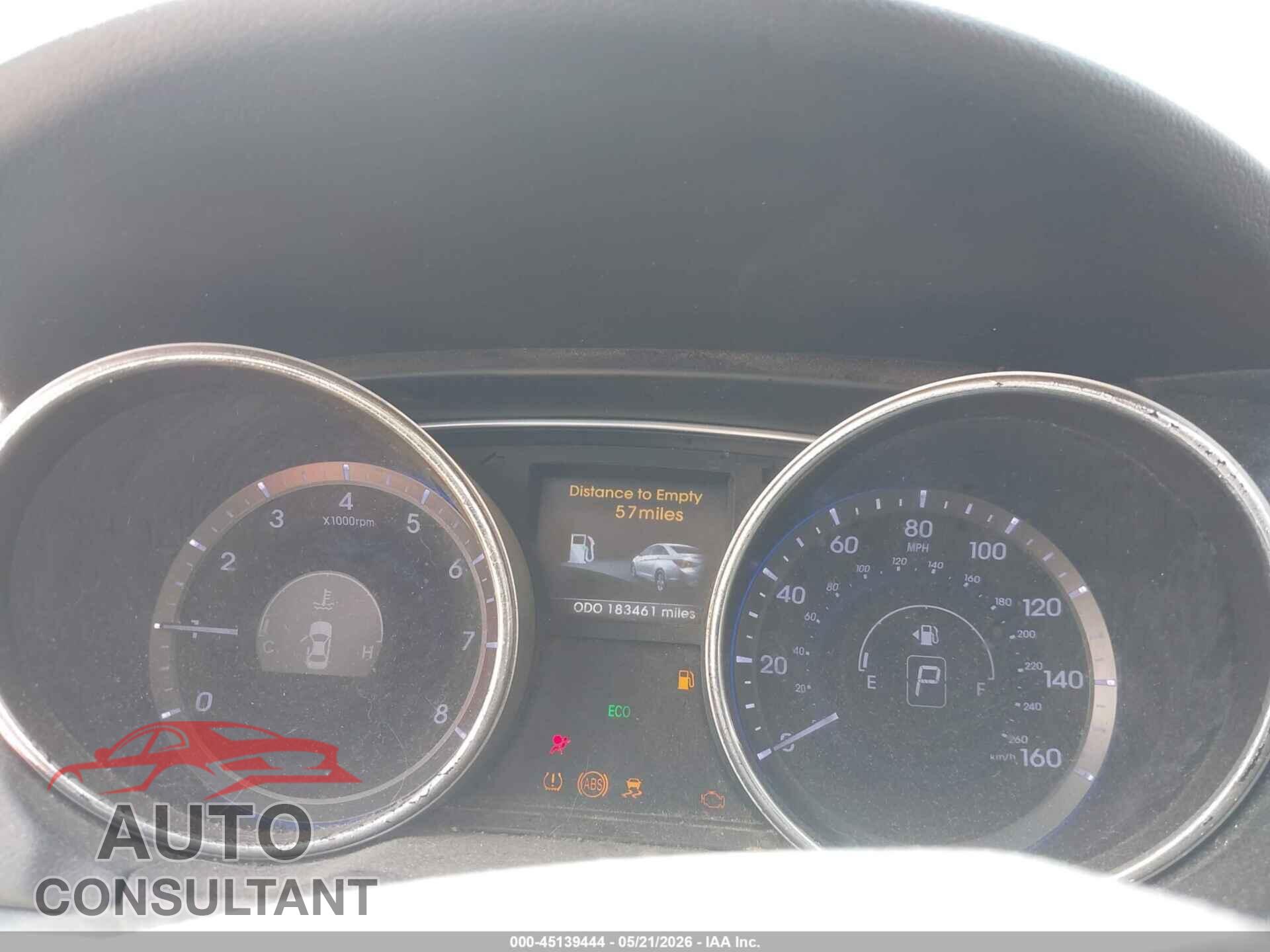 HYUNDAI SONATA 2014 - 5NPEC4AC0EH922565