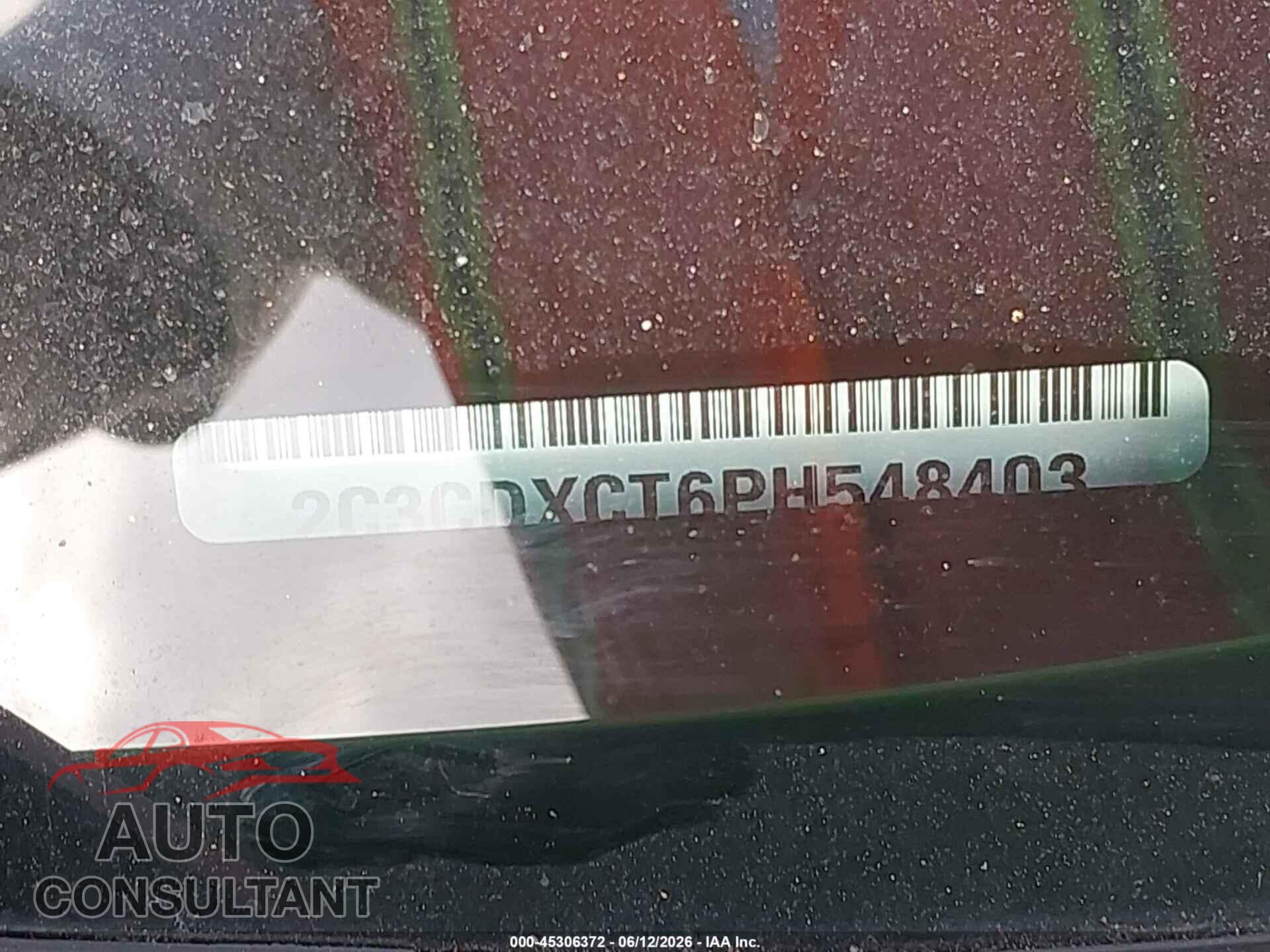 DODGE CHARGER 2023 - 2C3CDXCT6PH548403