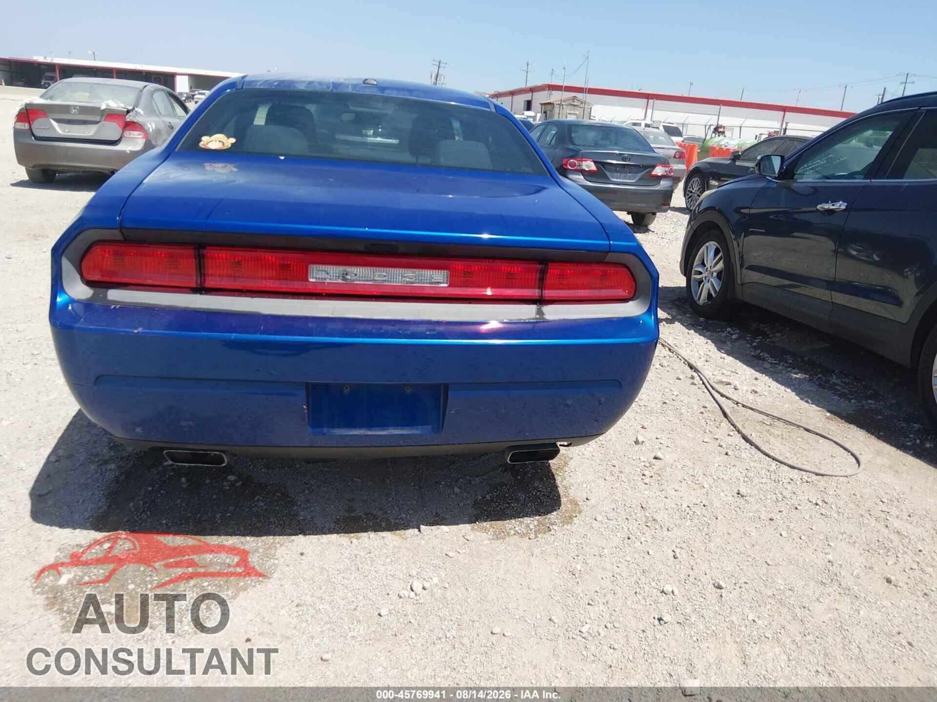 DODGE CHALLENGER 2012 - 2C3CDYAG8CH280914
